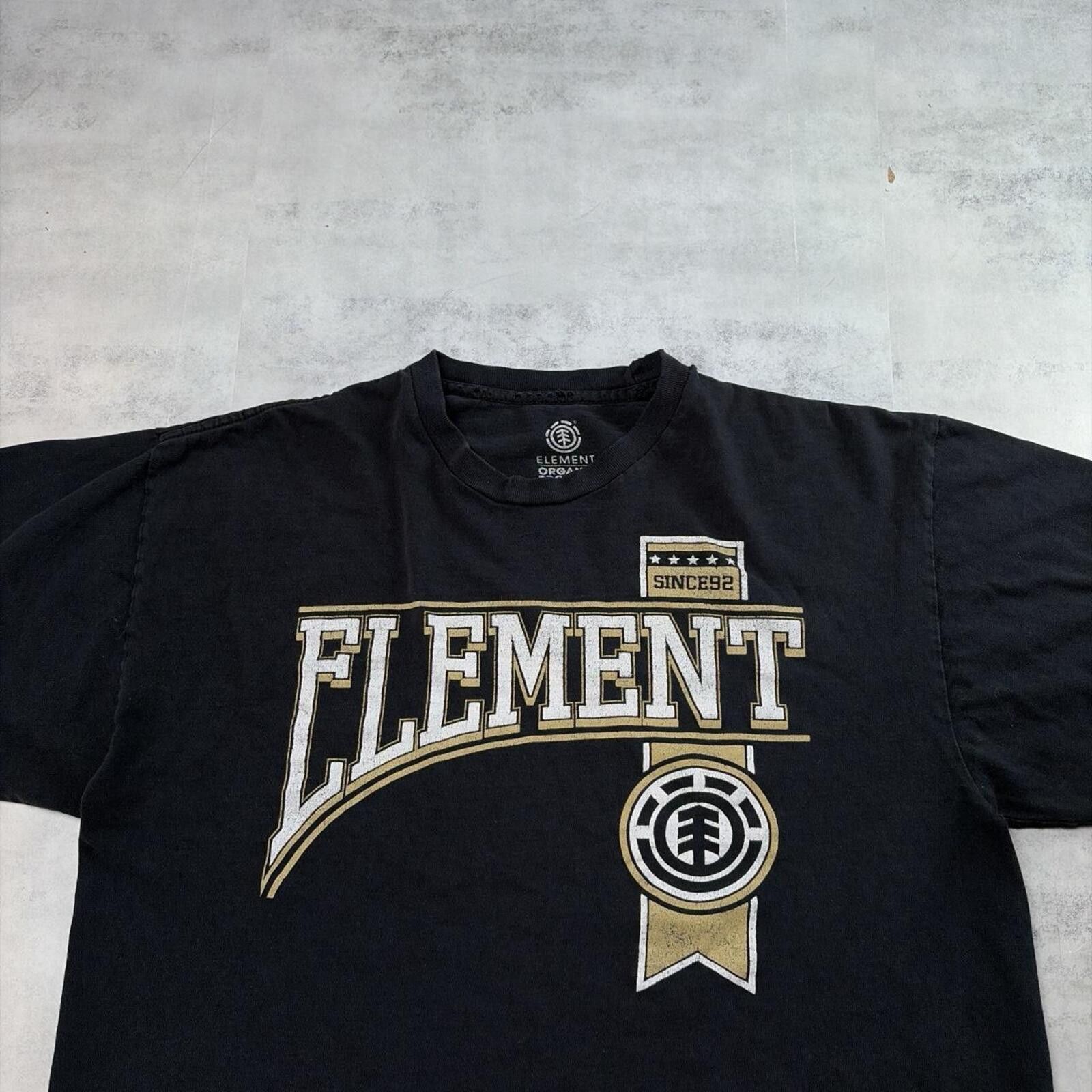Element Y2K Black Element Grunge Distressed Skater T-Shirt Size US L / EU 52-54 / 3 - 3 Thumbnail