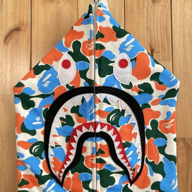 Bape 2024 🔥JAKARTA Store Camo🔥 BAPE shark full zip hoodie APE Size US XXL / EU 58 / 5 - 4 Thumbnail