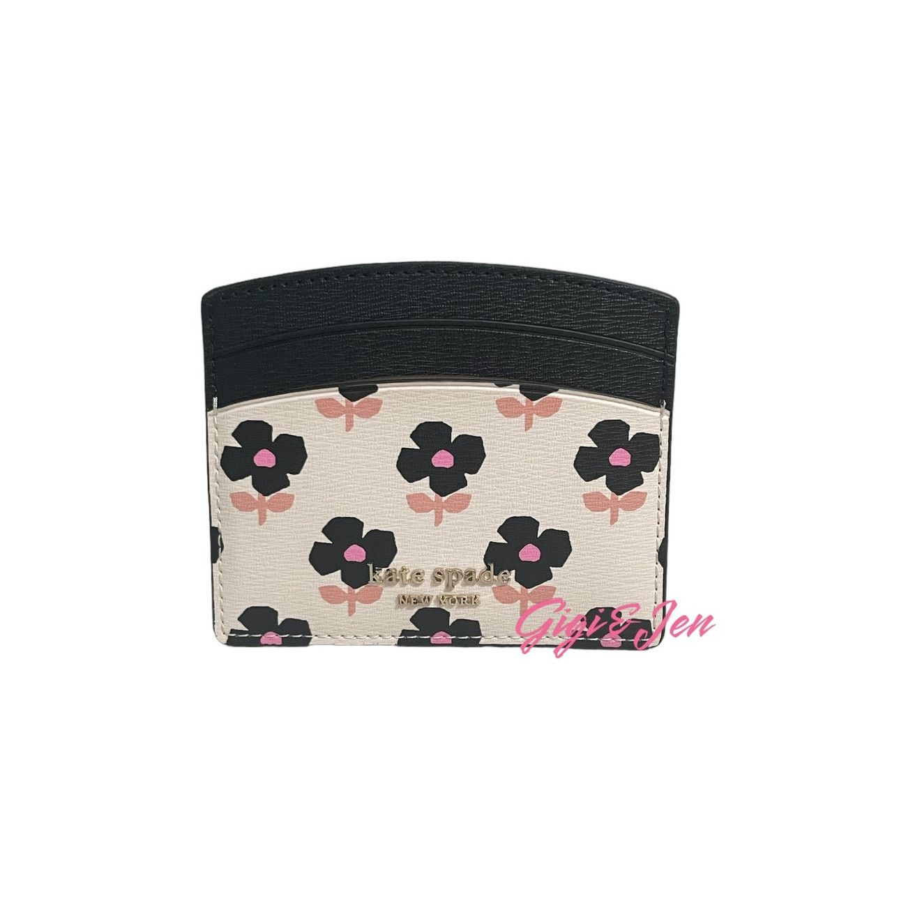 Kate Spade Kate Spade Print Floral Cardholder ID Wallet Card Size ONE SIZE - 1 Thumbnail