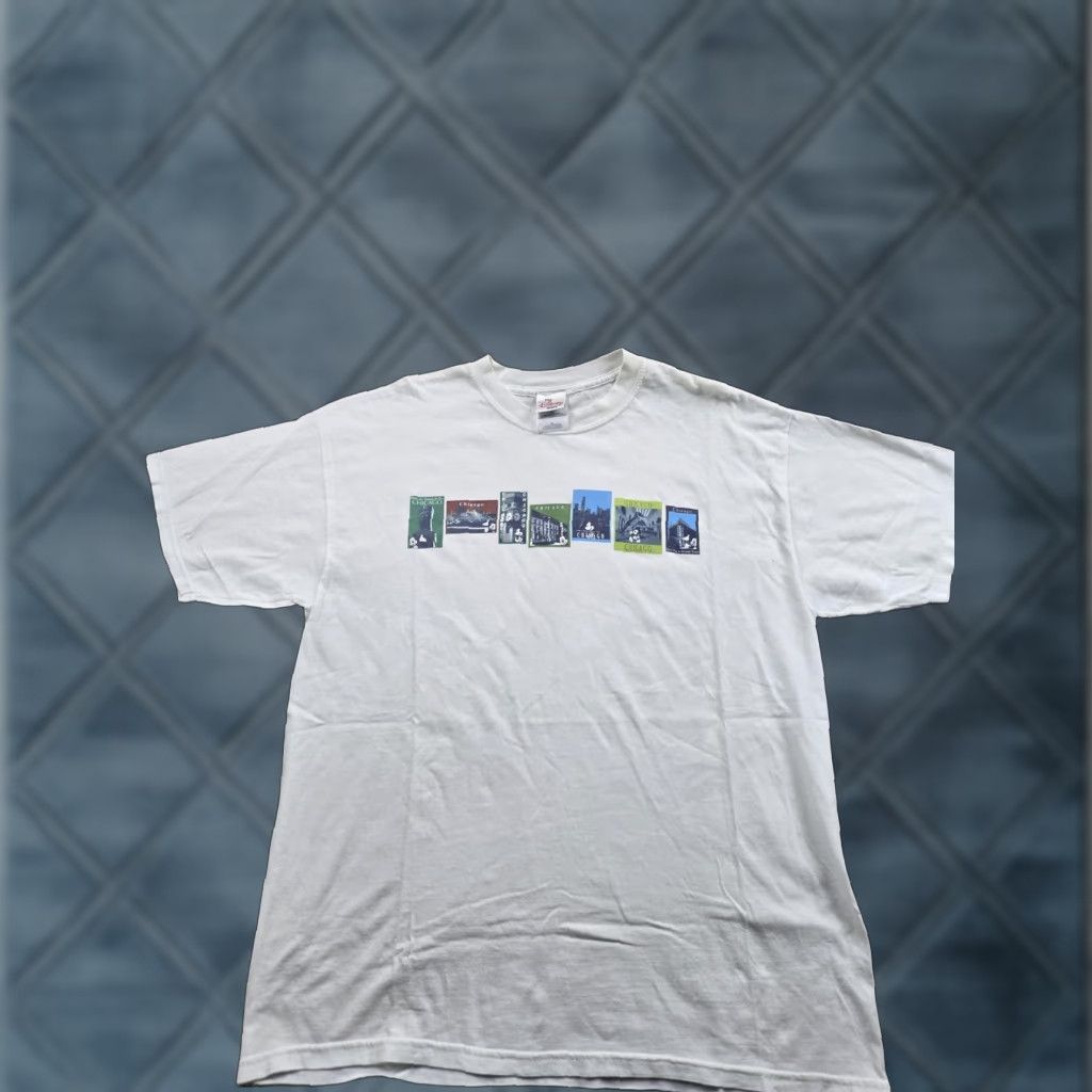Disney Vintage Disney Store Chicago Mickey Shirt Mens XL White Graphic Souvenir Tee Size US XL / EU 56 / 4 - 1 Thumbnail