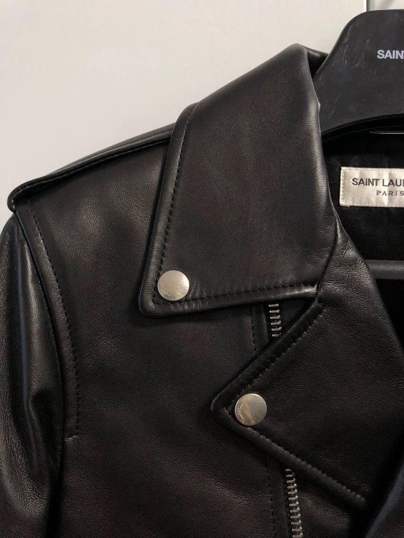 Saint Laurent Paris 16FW motorcycle jacket-2506