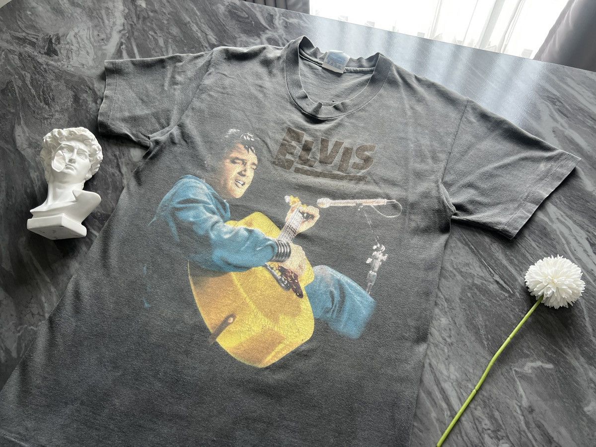 Band Tees × Vintage Elvis Presley : 1995 Men Magic Black Size US M / EU 48-50 / 2 - 1 Thumbnail