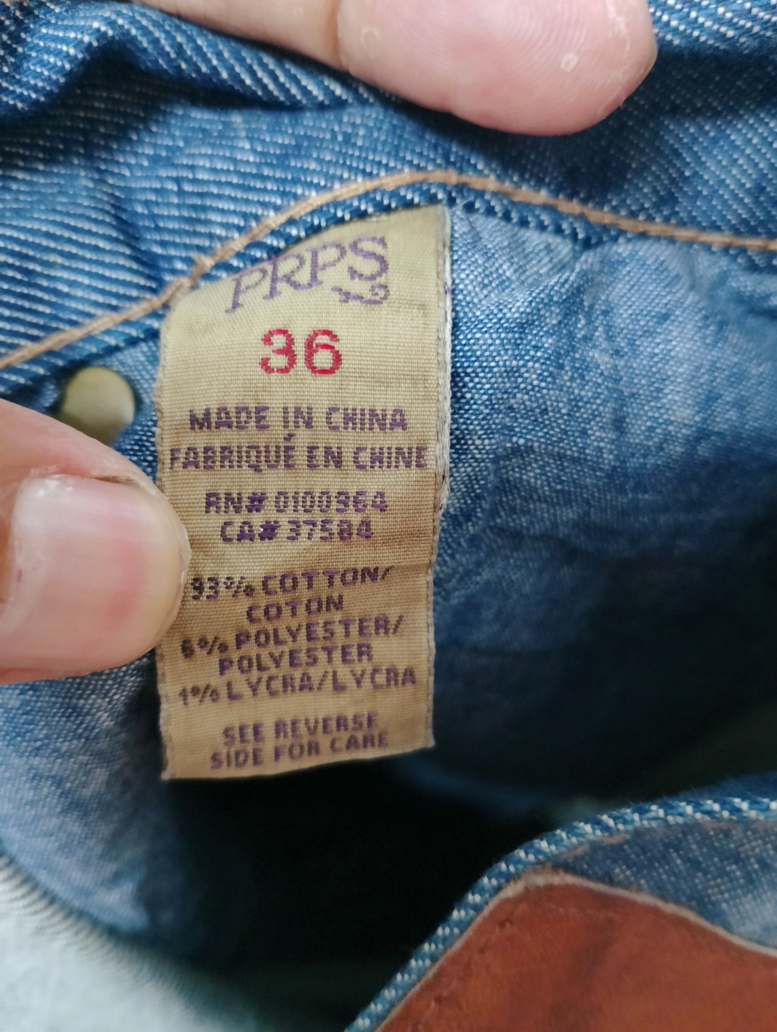 Prps Prps Beauty & Beast Jeans Size US 36 / EU 52 - 9 Thumbnail