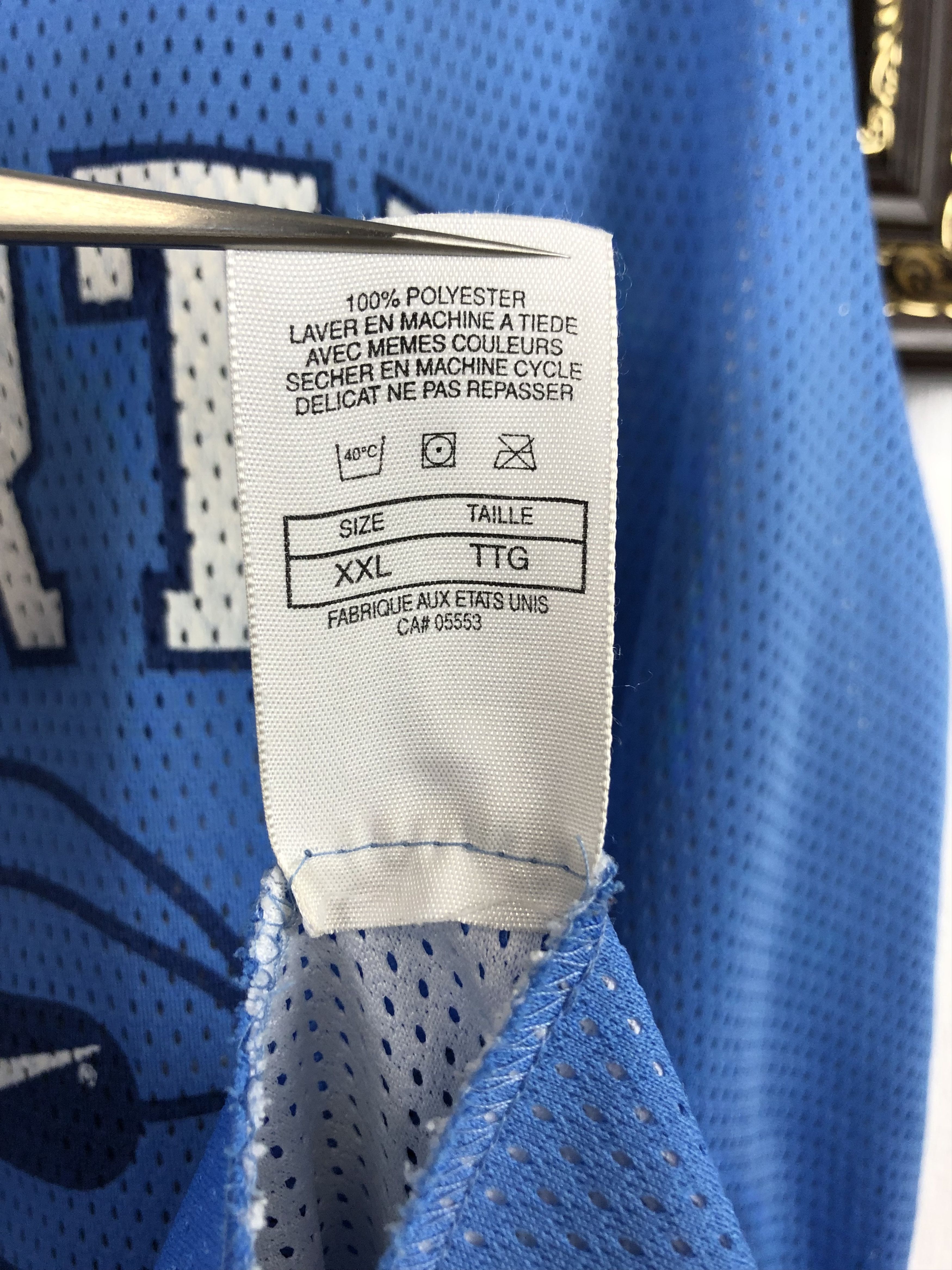 Nike × Vintage Vintage NCAA North Carolina Double Sided Jersey Shirt Rare Size US XXL / EU 58 / 5 - 10 Thumbnail