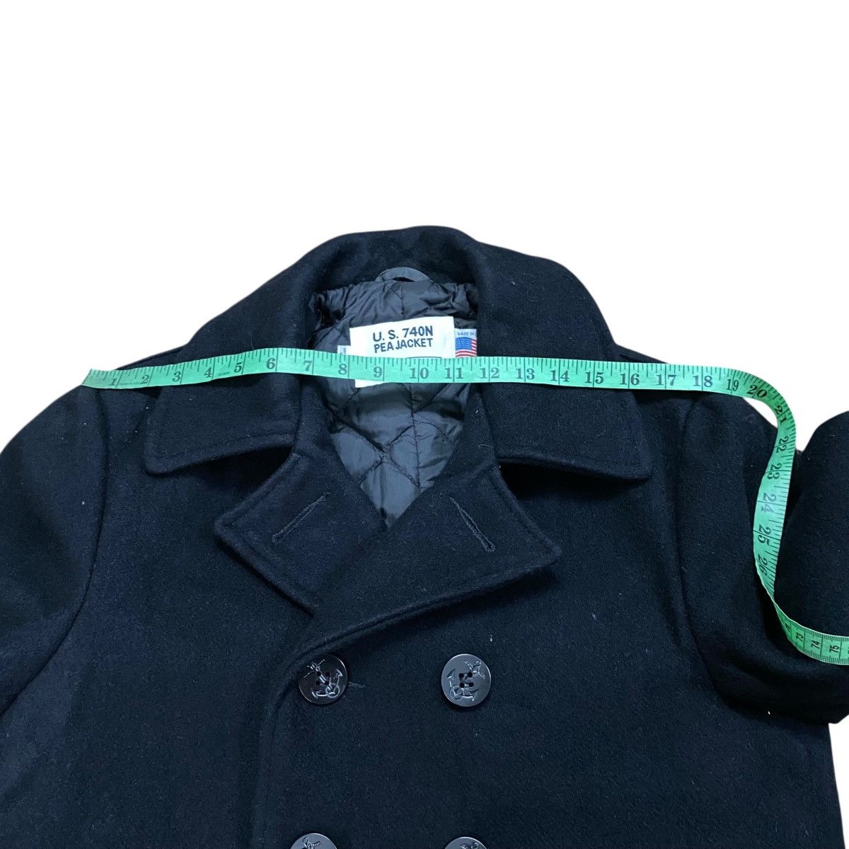 Schott Vintage Schott U.S 740N Peacoat Wool Button Jacket Size US M / EU 48-50 / 2 - 13 Thumbnail
