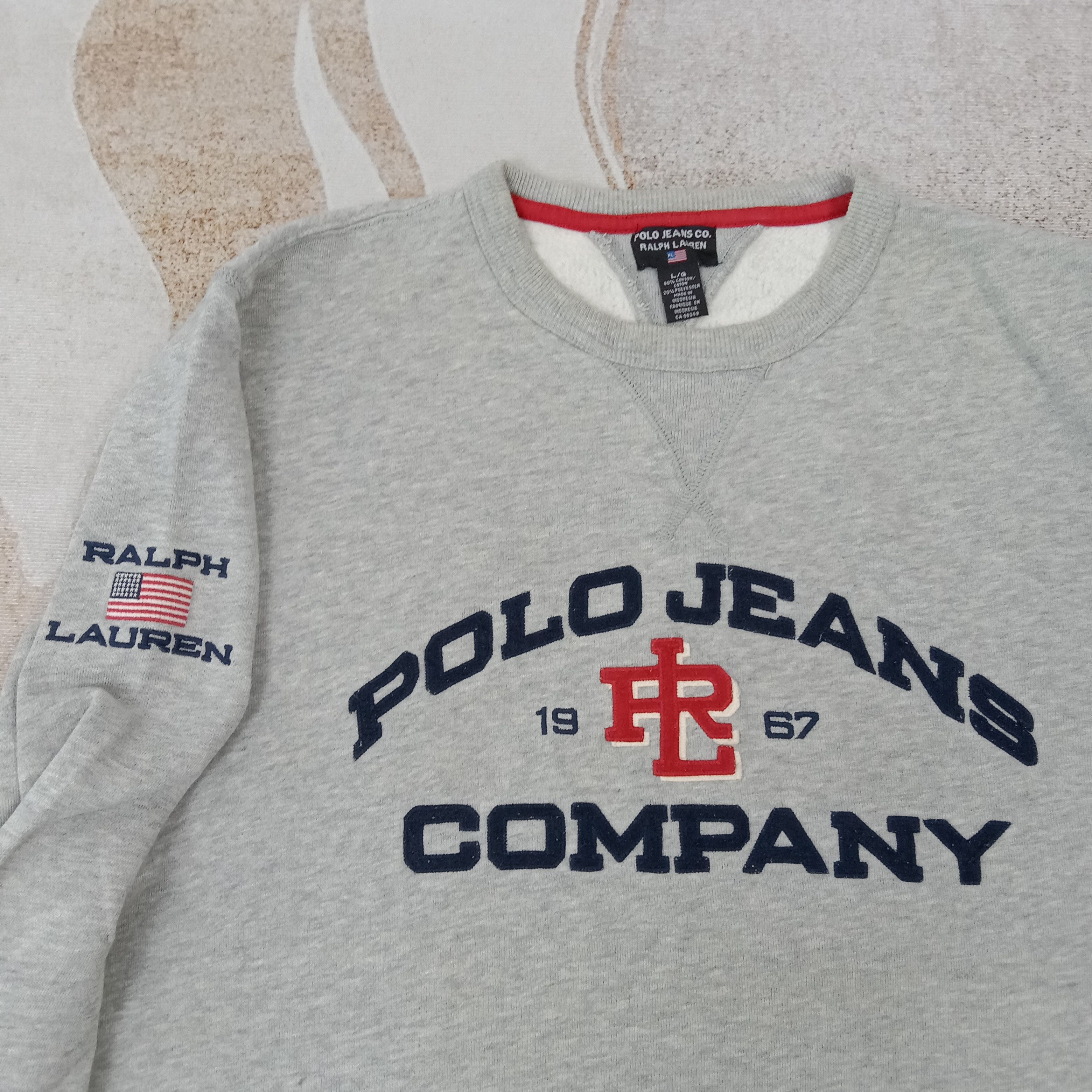 Polo Ralph Lauren Polo Jeans Co. Ralph Lauren Sweatshirt C266N9 Size US XL / EU 56 / 4 - 2 Thumbnail
