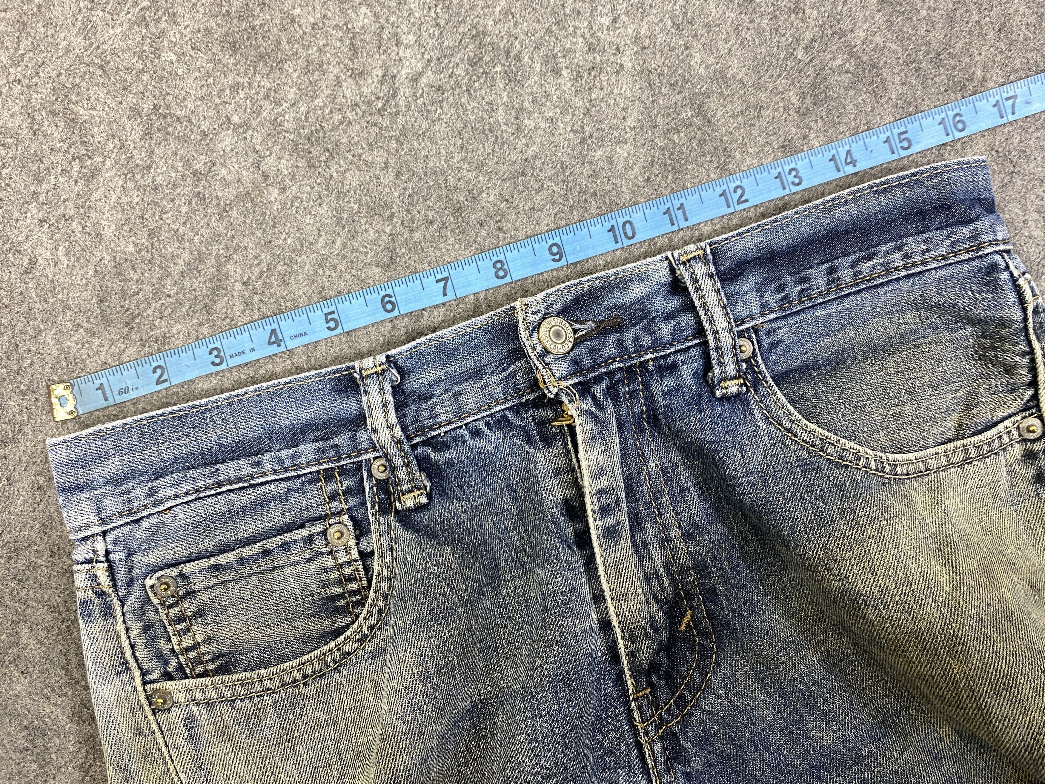 Levi's Dirty Blue Vintage Levis 527 Flare Jeans 33x28.5 - JN3164 Size US 33 - 5 Thumbnail