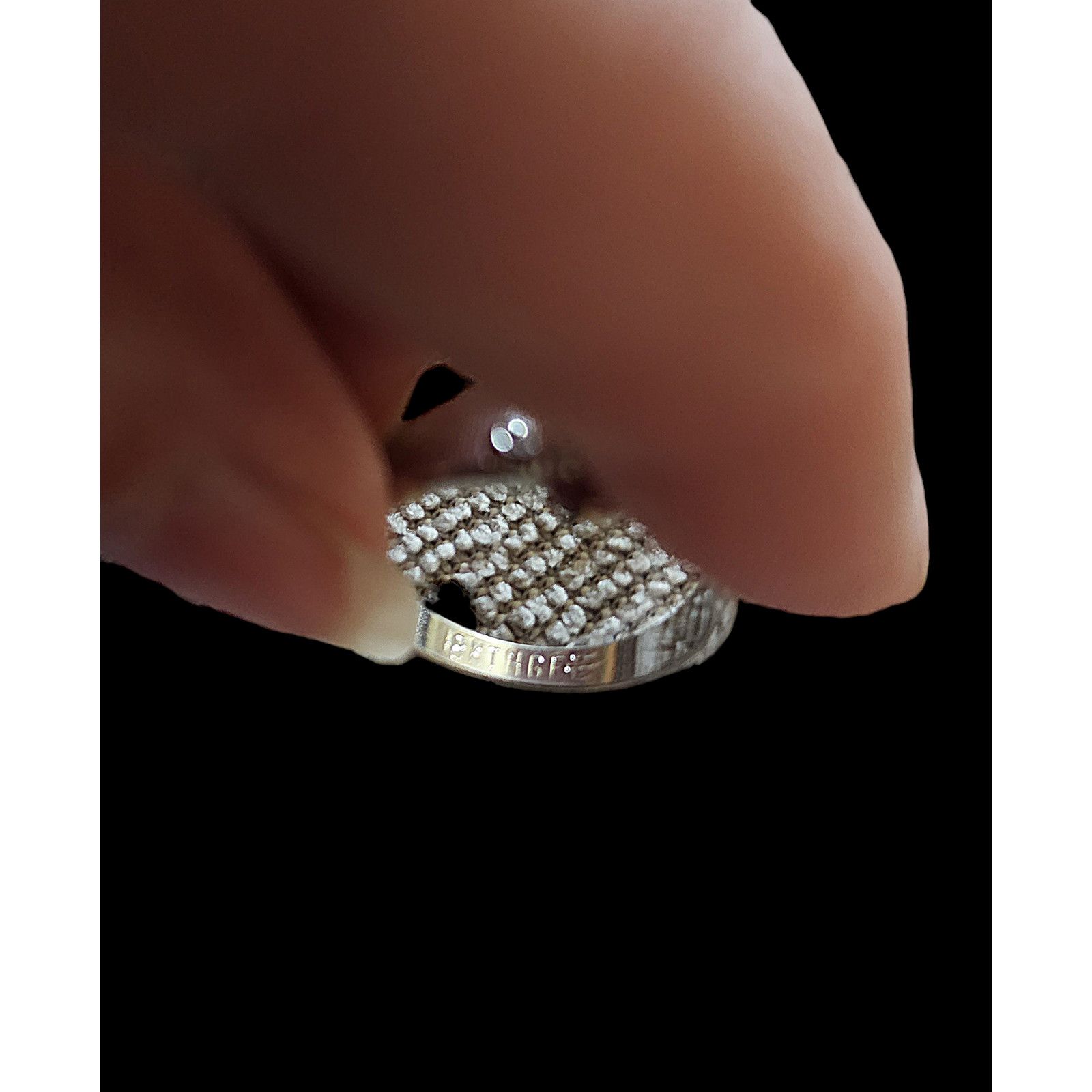 Other Vintage 18KT HGE Gold Plated & CZ Stunning Design Ring 7.5 Size ONE SIZE - 4 Thumbnail