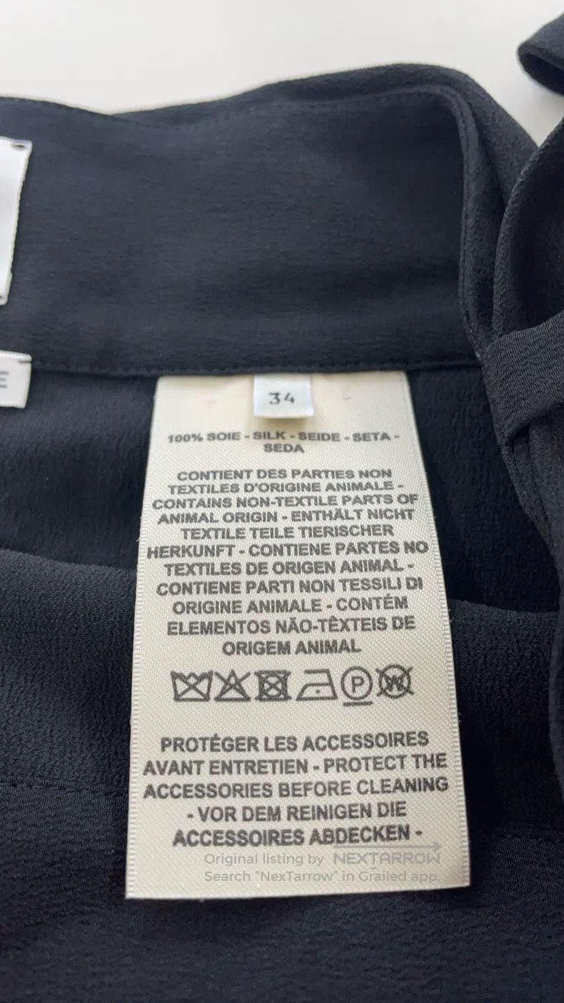 Hermes Hermes Black mulberry silk women's skirt Size 42" / US 20 - 4 Thumbnail
