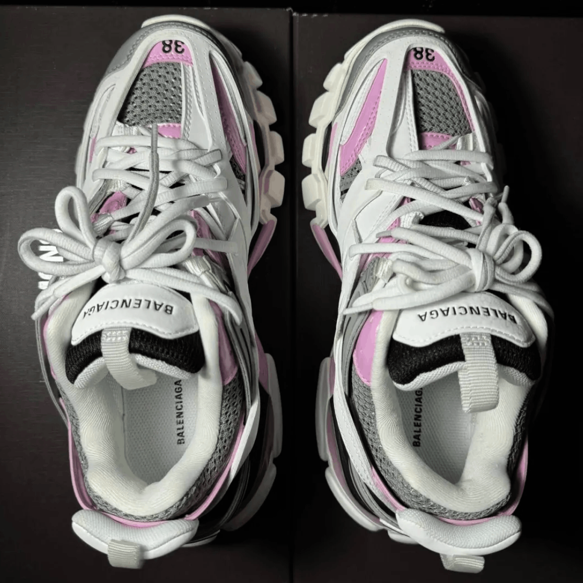 Balenciaga Balenciaga track cream white pink Size US 8 / IT 38 - 2 Thumbnail