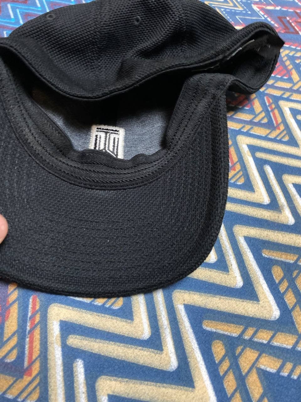 Nike Hats Y2K black Nike streetwear big logo Vintage Cap Size ONE SIZE - 2 Thumbnail