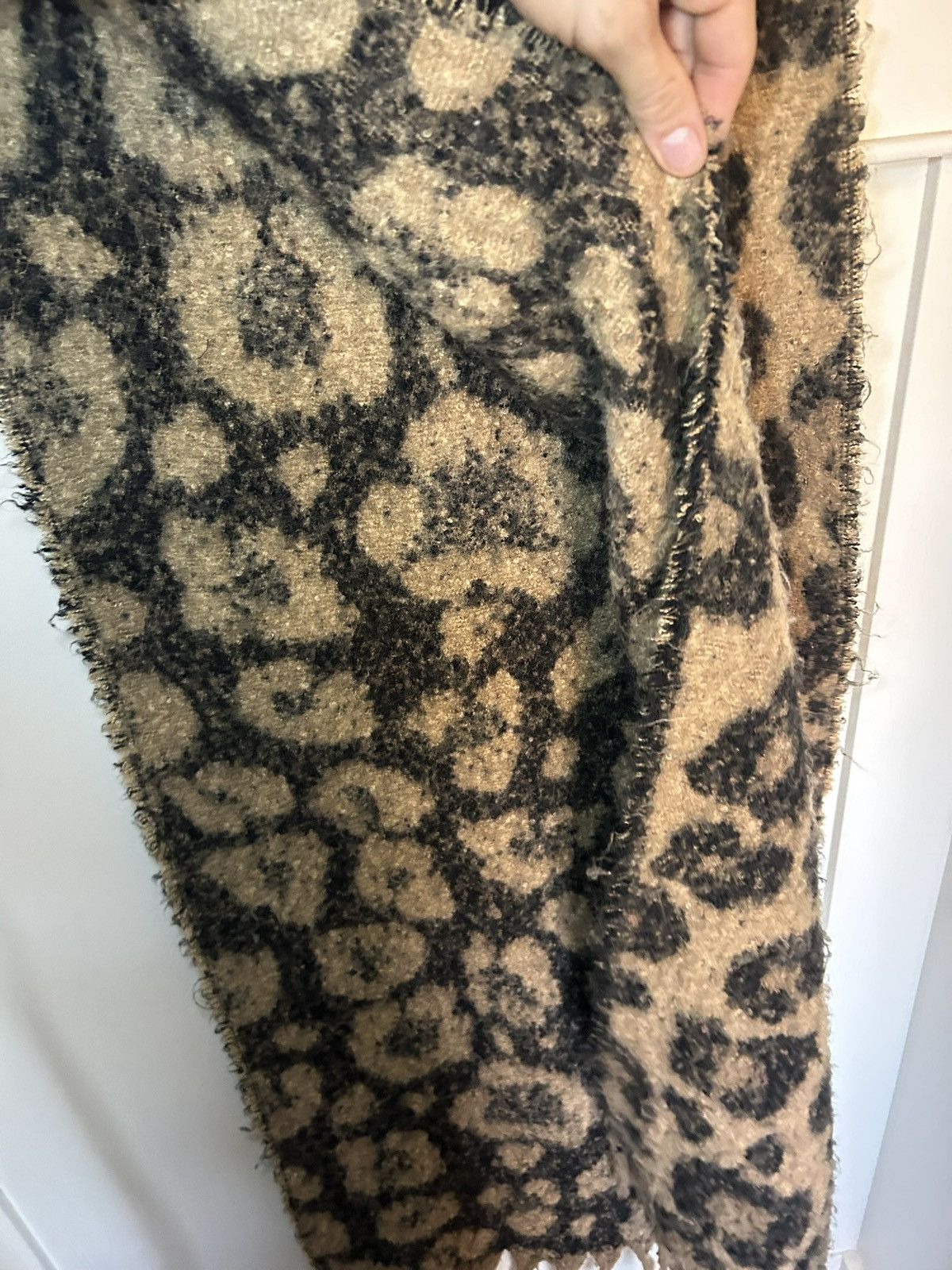 Vintage Vintage “a new day” soft fuzzy leopard print scarf Size ONE SIZE - 6 Thumbnail