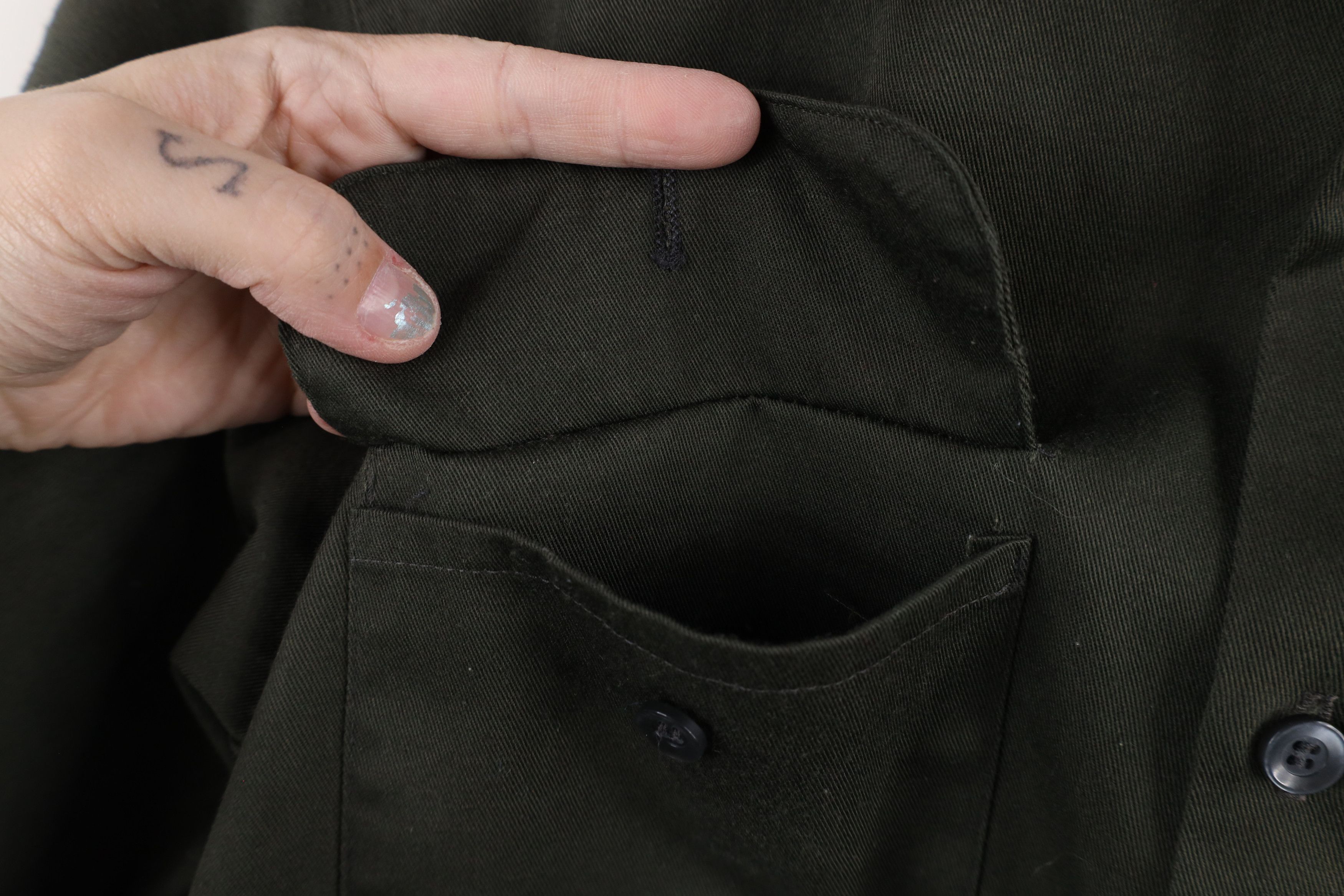 Vintage Vintage 60s 70s Union Made Mechanic Button Shirt Green USA Size US S / EU 44-46 / 1 - 4 Thumbnail