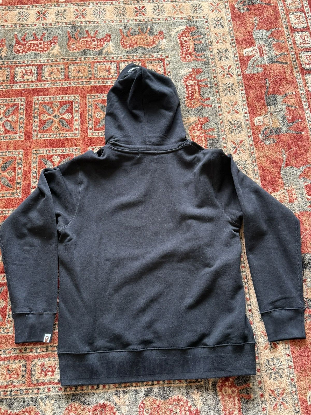 Bape Black One Point Pullover Hoodie Size US XL / EU 56 / 4 - 10 Thumbnail