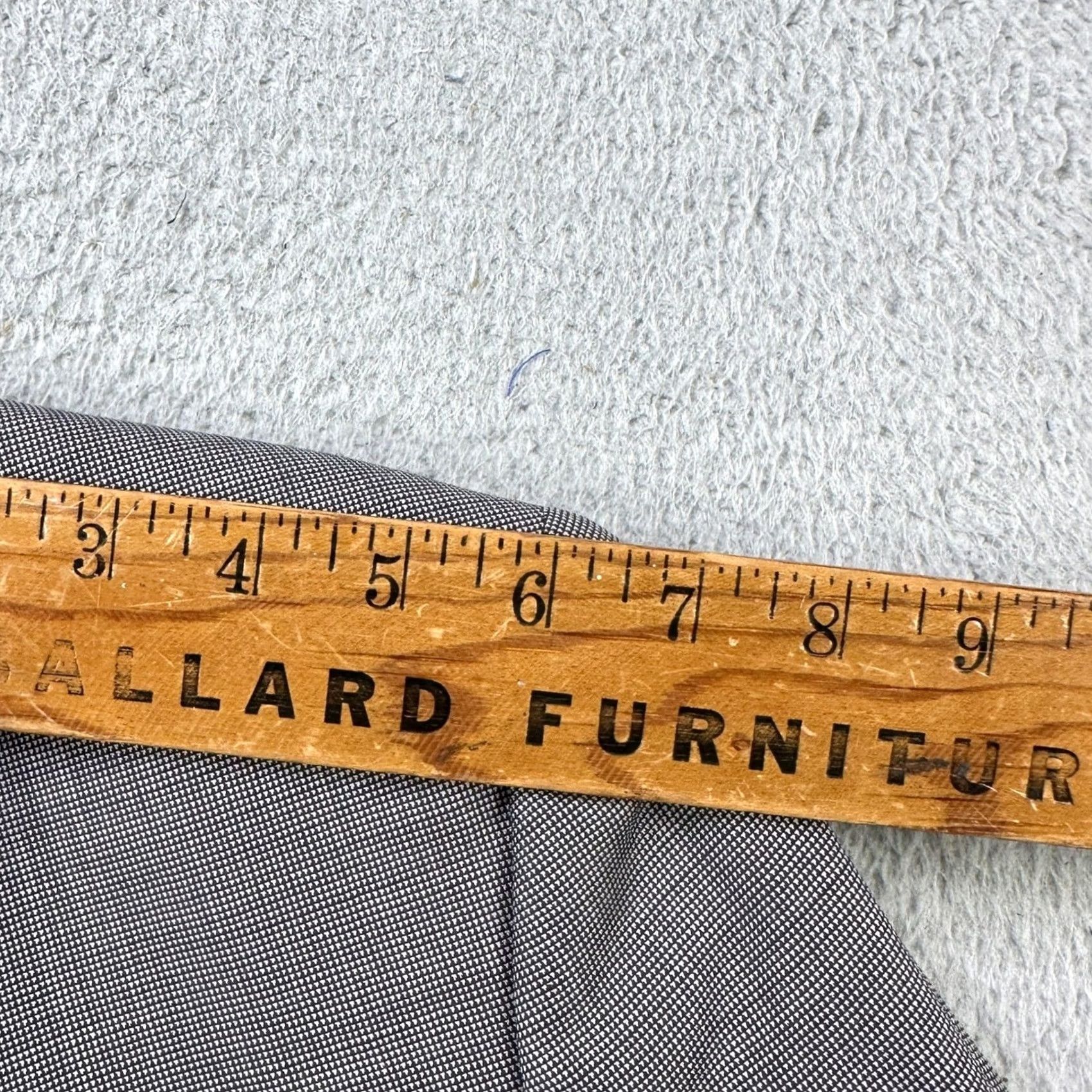 Banana Republic Banana Republic Wool Blend Blazer Sport Coat Mens 40R Light Gray Tailored Fit Size 40R - 7 Thumbnail