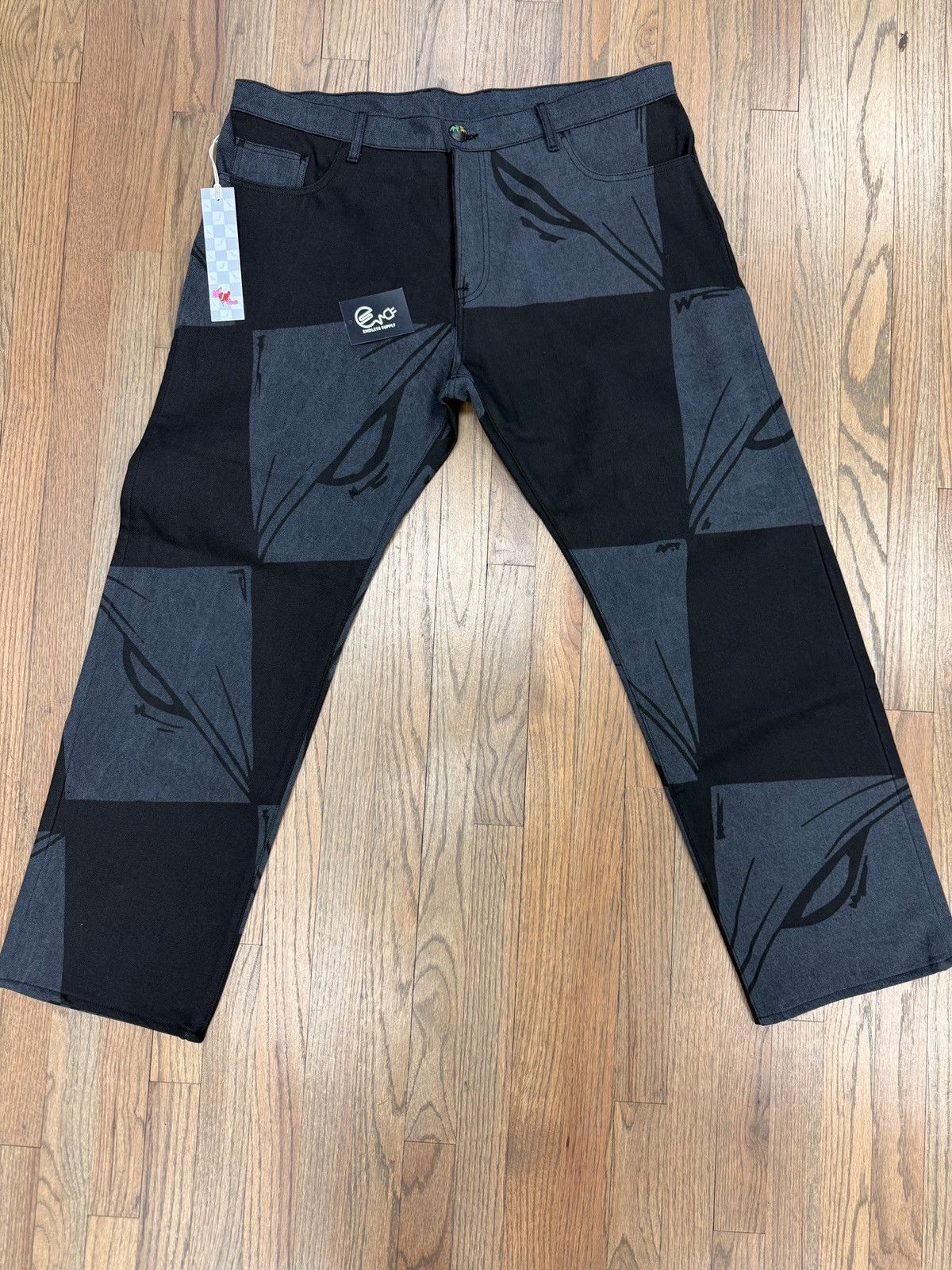 Matty Boy Brand New MATTY BOY! 99 Eyes Grey/Black Denim Size 38 Size US 38 / EU 54 - 1 Thumbnail