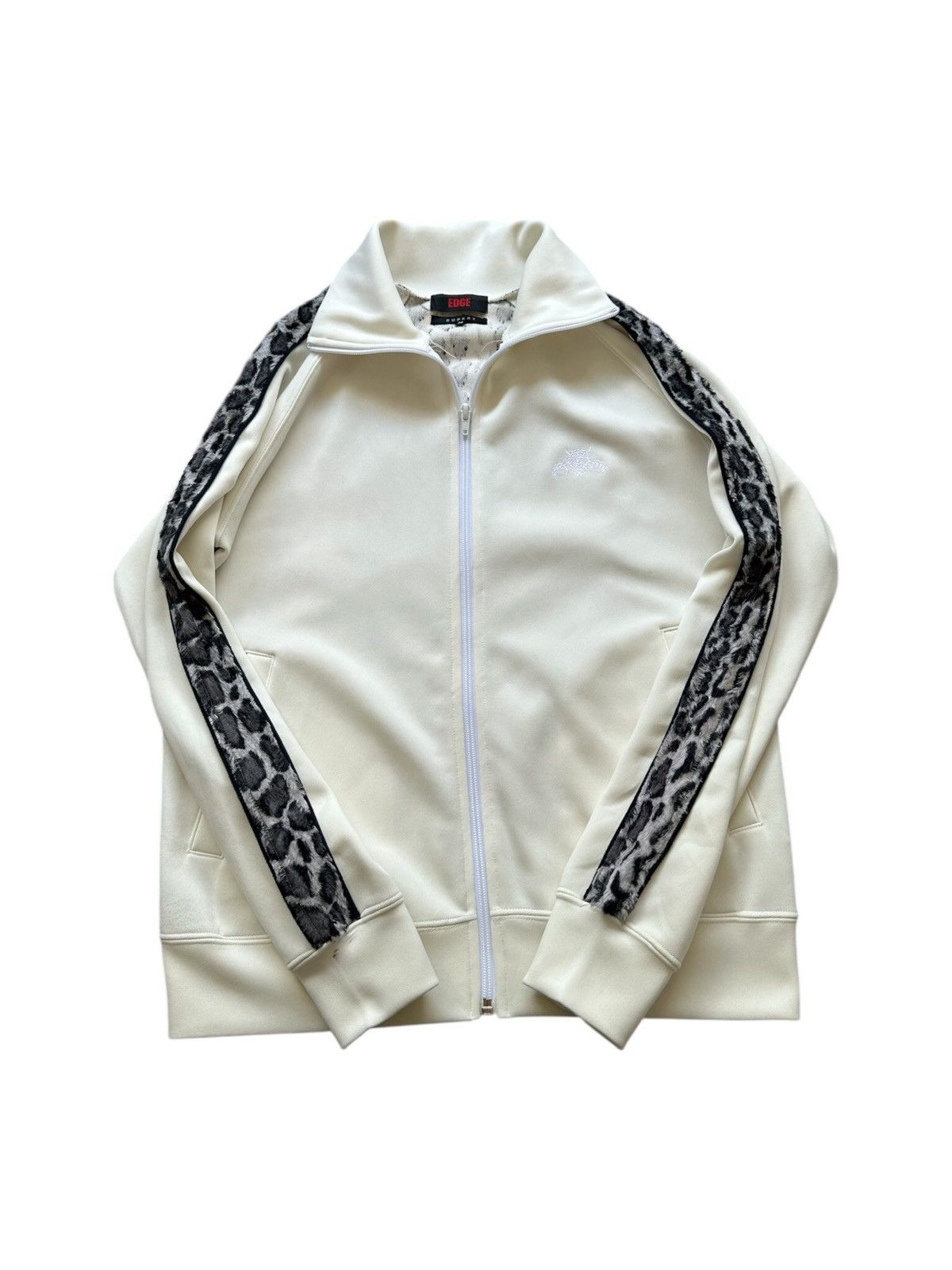 If Six Was Nine 00’s EDGE RUPERT leopard zipper track sweater Size US M / EU 48-50 / 2 - 3 Thumbnail