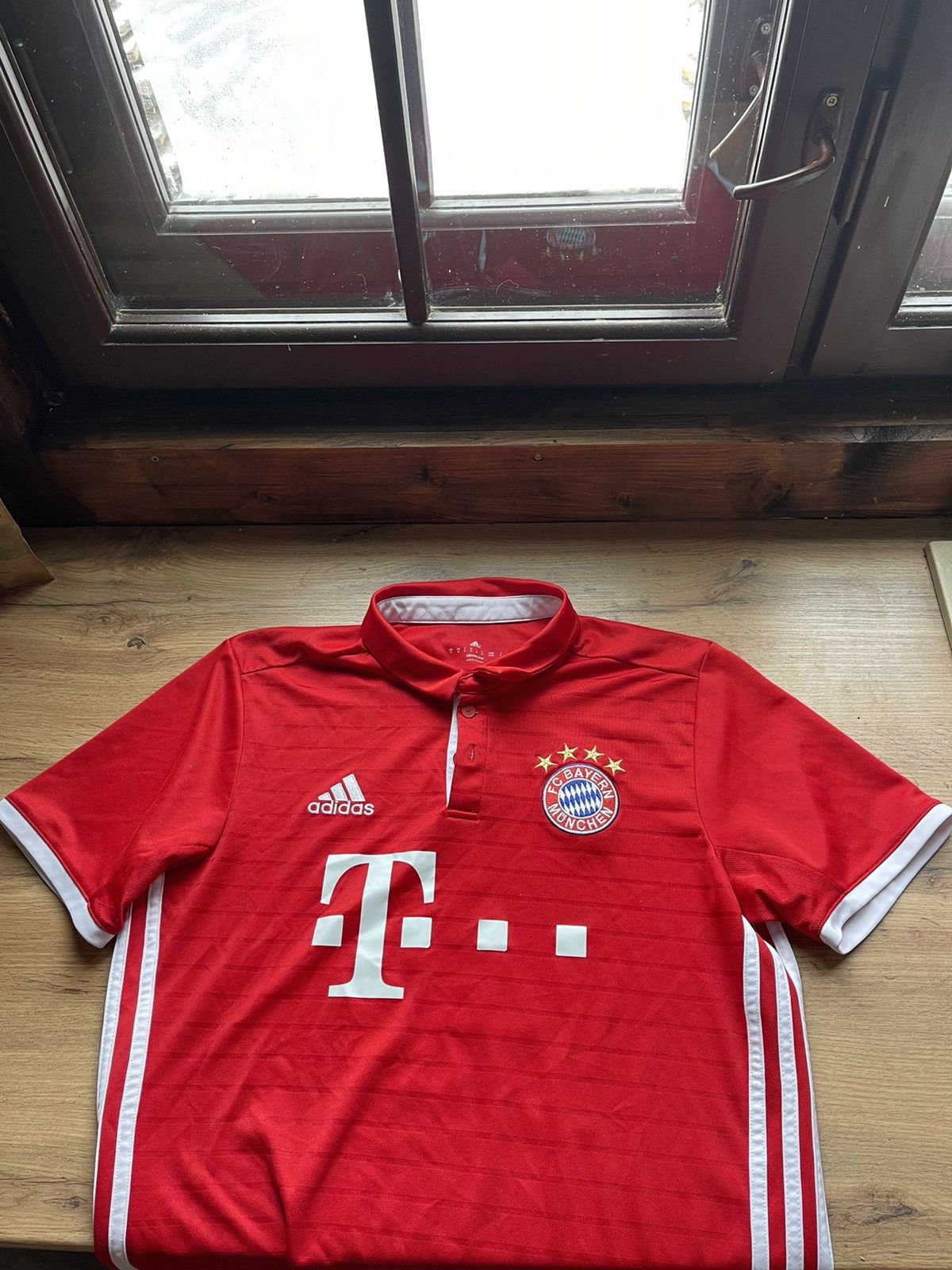 Adidas 2016 Adidas Bayern Munich #7 Ribery red soccer jersey Size US M / EU 48-50 / 2 - 2 Thumbnail