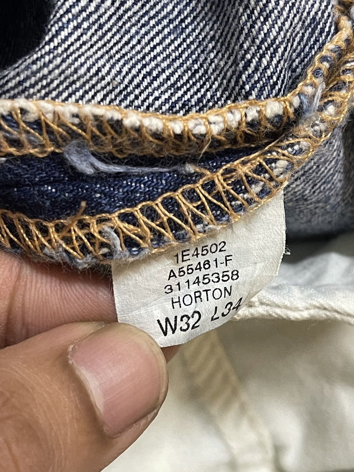 Abercrombie & Fitch Vintage Abercrombie & Fitch Faded Wash Distressed Baggy Jean Size US 34 / EU 50 - 12 Thumbnail