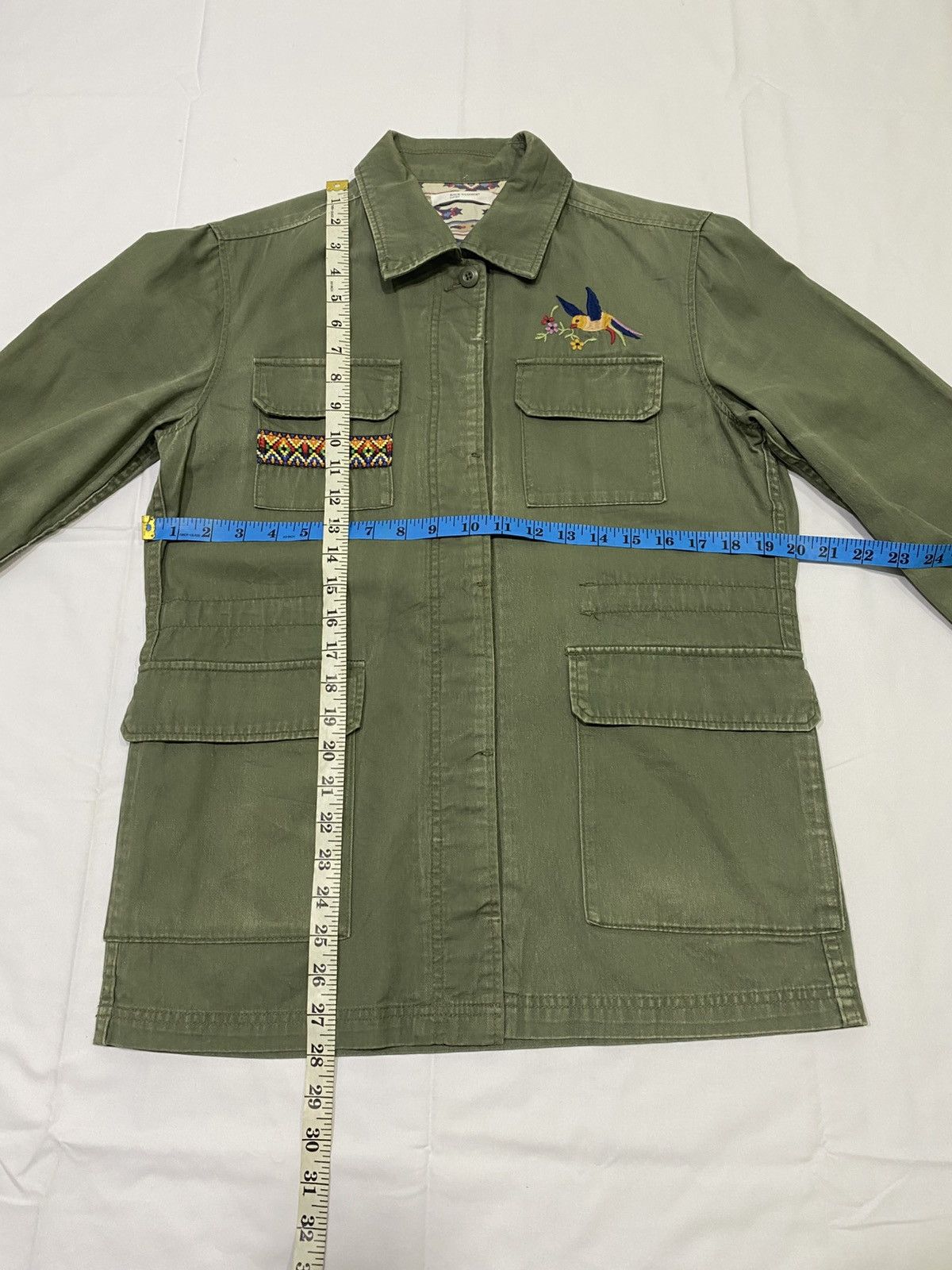 Other Back number army / military embroidery uniform jacket Size US L / EU 52-54 / 3 - 2 Thumbnail