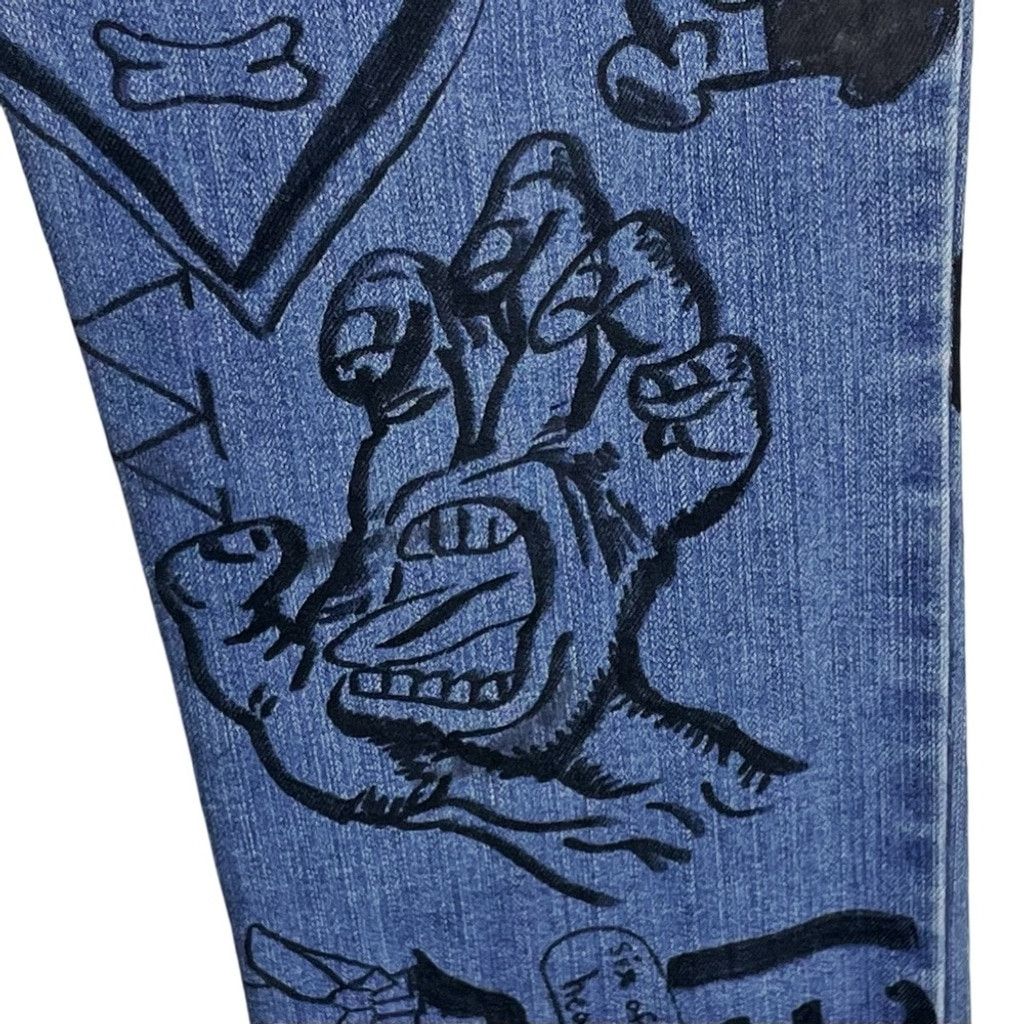 Other REFUGE Women's Manufactured Scribble Jeans Amazing Art 4 Size 27" / US 4 / IT 40 - 3 Thumbnail