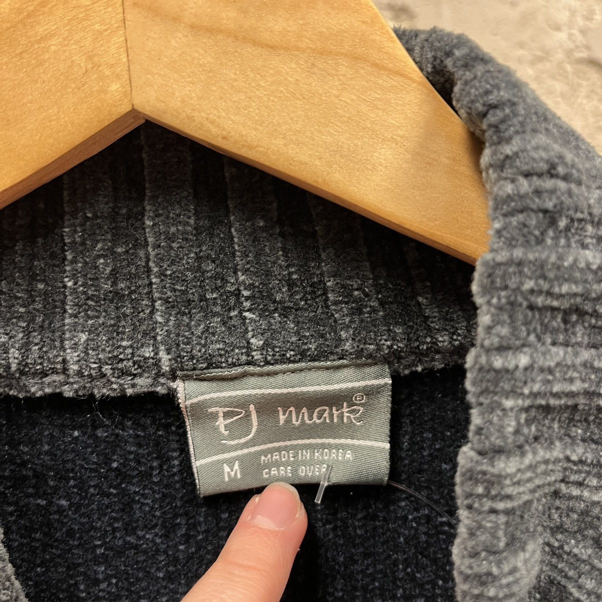 Vintage PJ Mark Vintage 90s Blue Chenille Knit Mock Neck Sweater Y2K Size US M / EU 48-50 / 2 - 3 Thumbnail