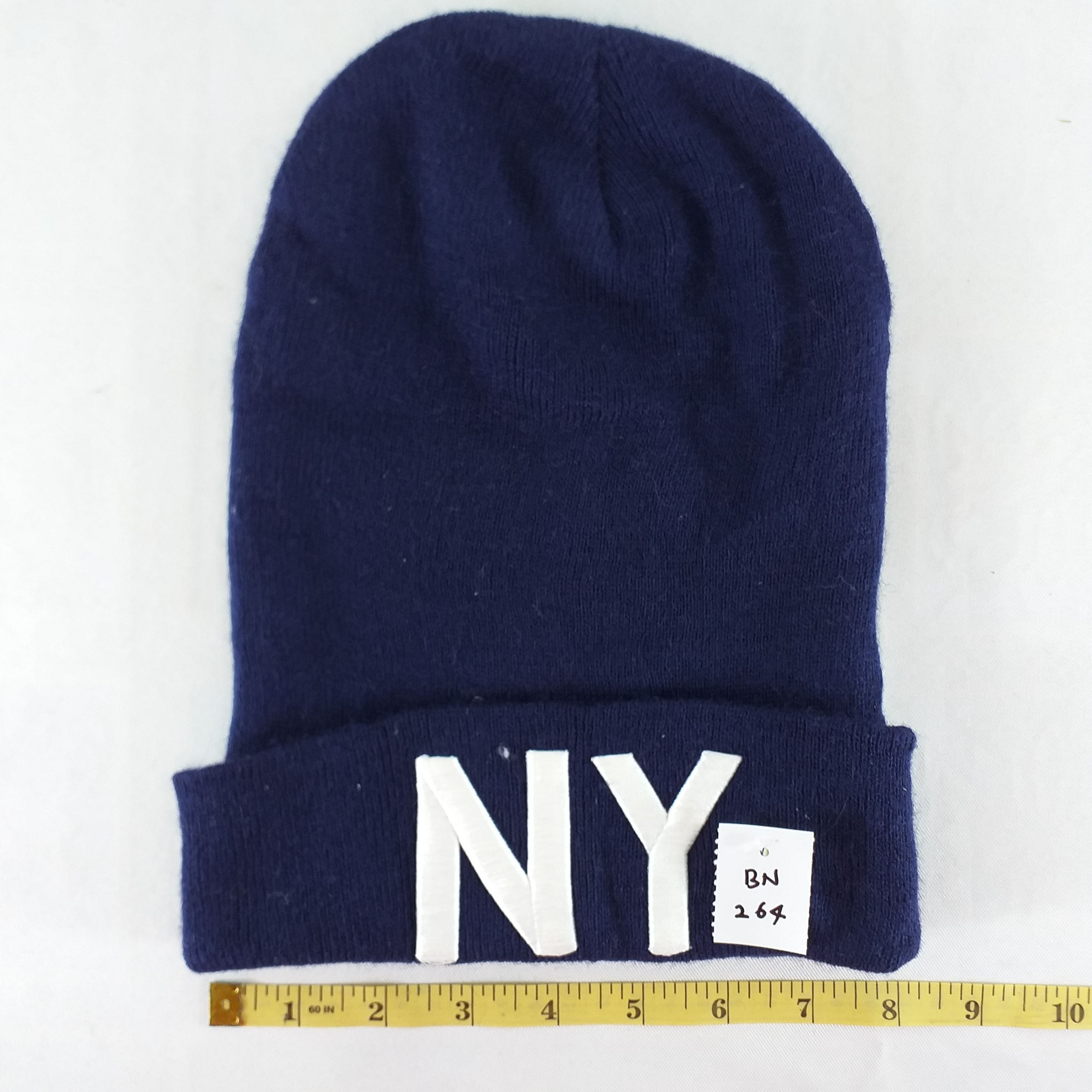 Japanese Brand NY Embroidery Snow Cap Hat Beanie -BN264 Size ONE SIZE - 3 Thumbnail
