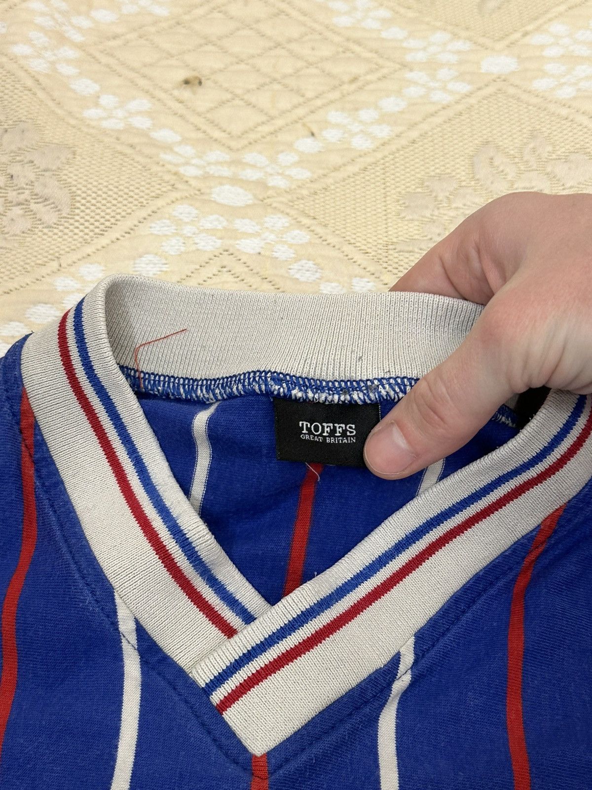 Vintage 🔥 1987 1989 Portsmouth Football Retro Toffs T Shirt Jersey Size US L / EU 52-54 / 3 - 7 Thumbnail