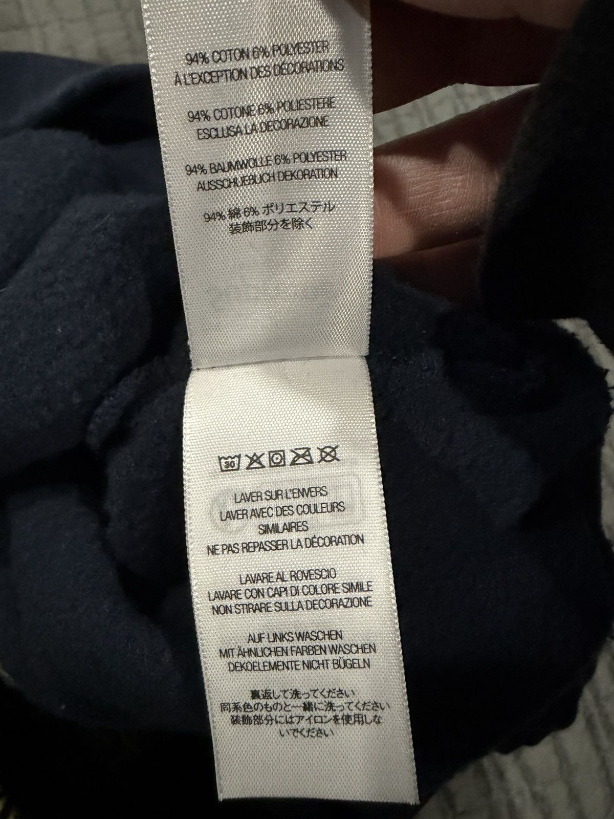 Supreme Supreme Wild Embroidered Hooded Sweatshirt 'Navy' Size US L / EU 52-54 / 3 - 8 Thumbnail