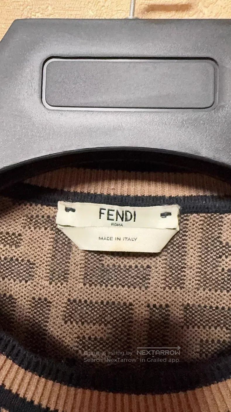 Fendi Fendi Classic Monogram Long Sleeve Knit Top Size XS / US 0-2 / IT 36-38 - 5 Thumbnail