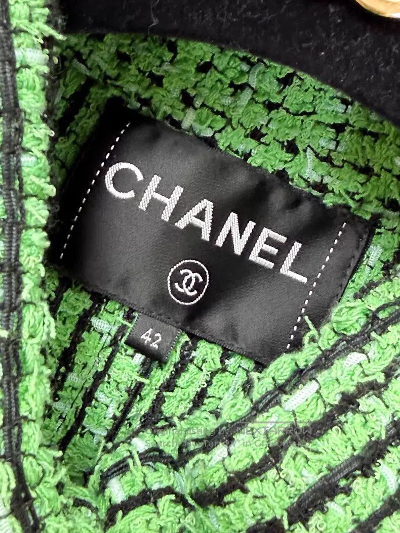 Chanel Chanel Plaid tweed two-pocket long-sleeved knitted jacket Size M / US 6-8 / IT 42-44 - 5 Thumbnail