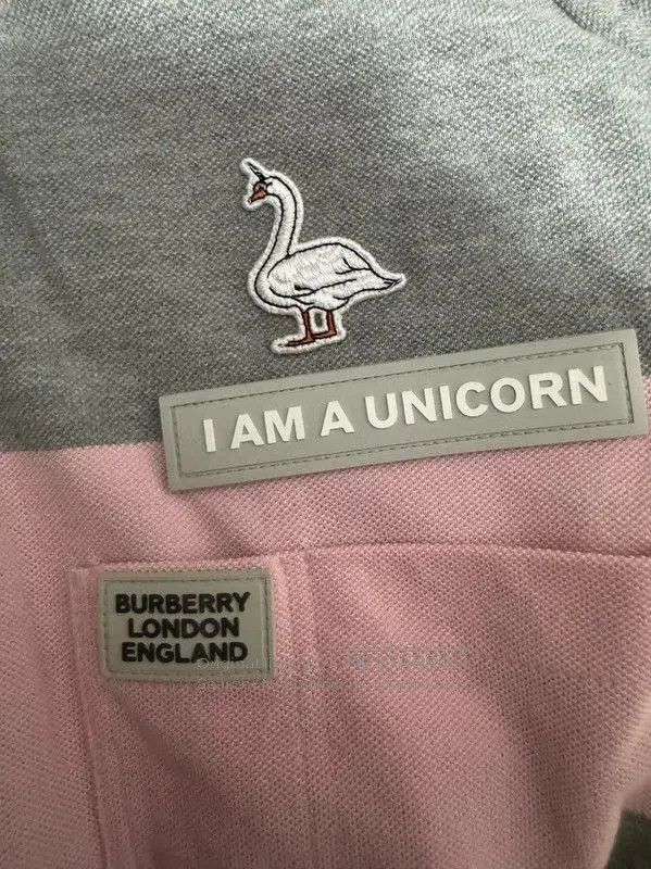 Burberry Burberry Color Block Long Sleeve Polo Shirt. Size US L / EU 52-54 / 3 - 3 Thumbnail