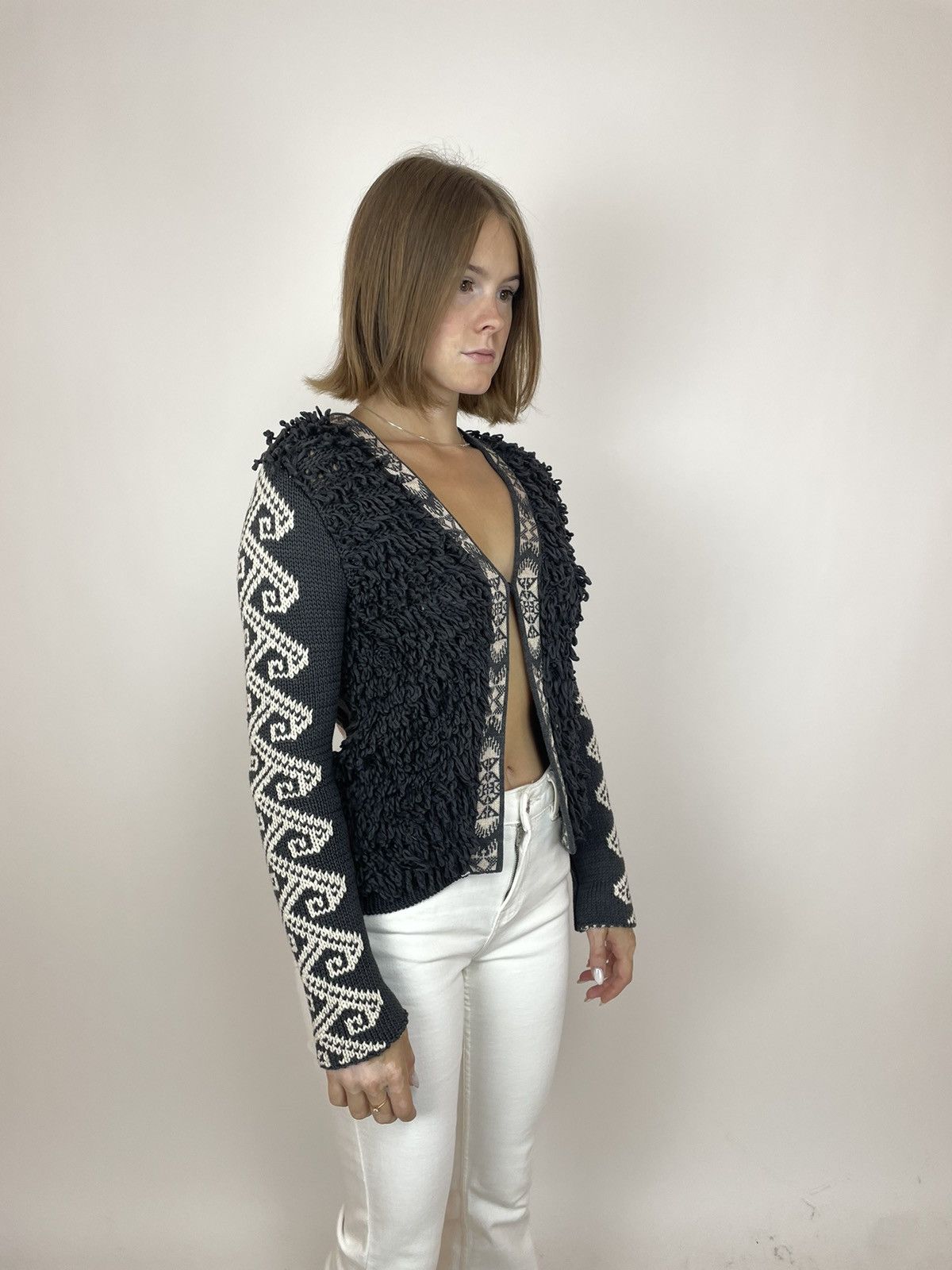 Japanese Brand odd molly cardigan Cozy cotton knit Womens size 0 Size XS / US 0-2 / IT 36-38 - 3 Thumbnail