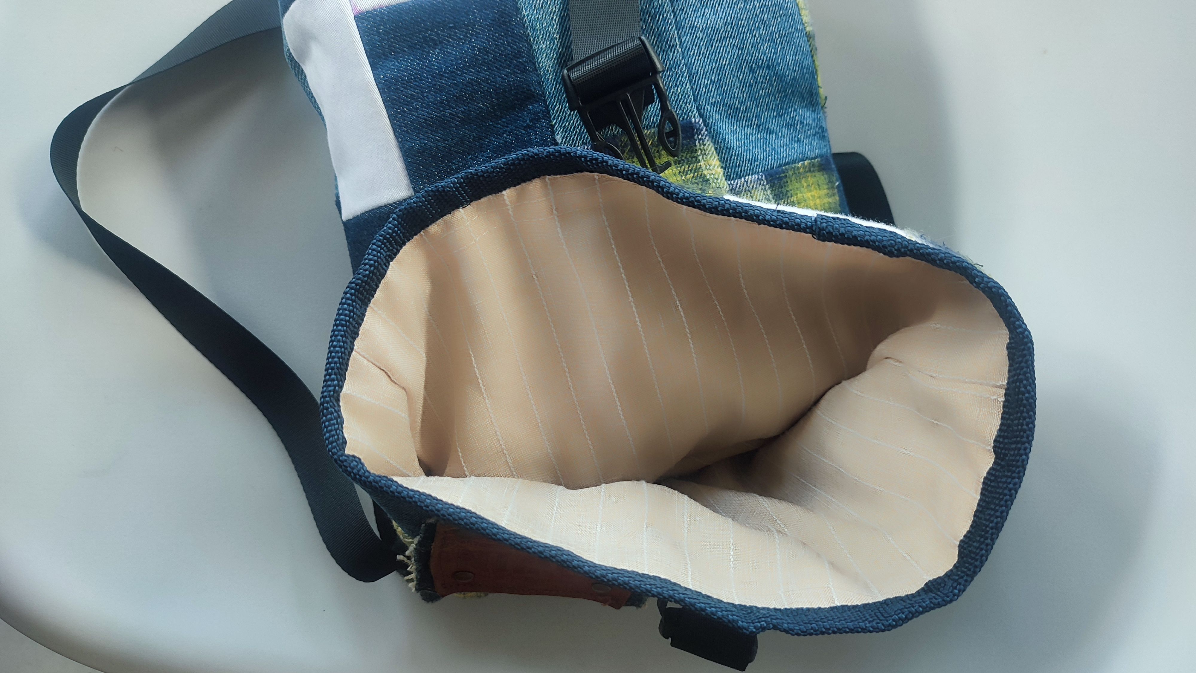 Edwin × Handmade Handmade patchwork denim bag remake old jeans Size ONE SIZE - 13 Thumbnail