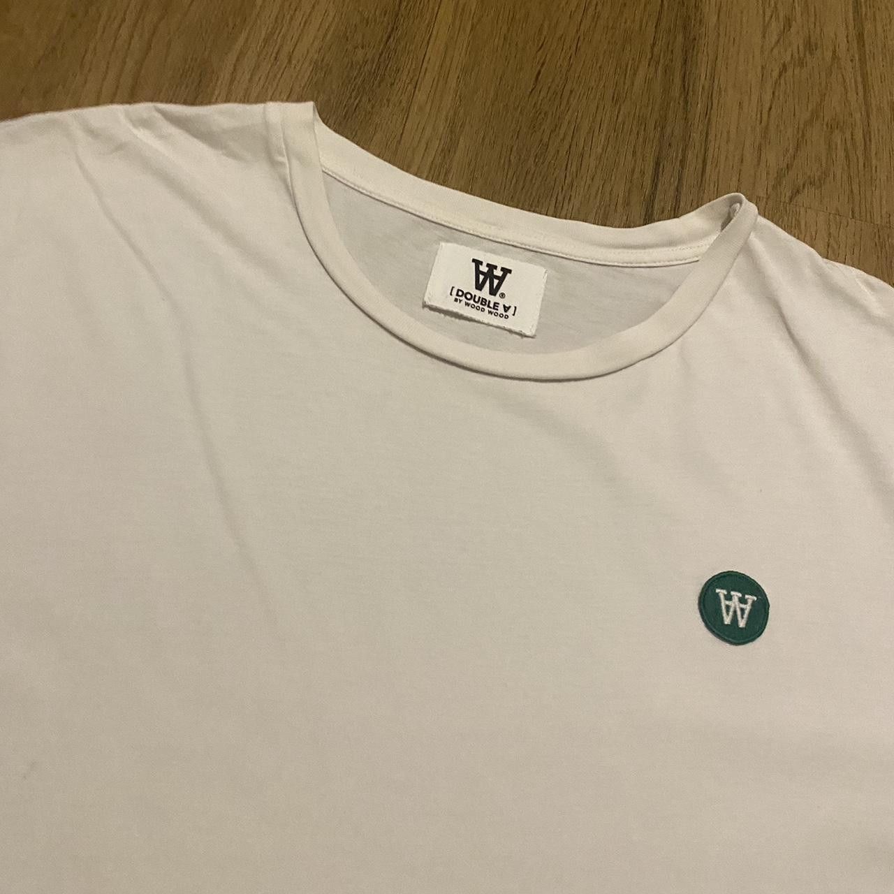 Woolrich Woolen Mills White and Green Wood Wood Double A Embroidered Size US XL / EU 56 / 4 - 2 Thumbnail