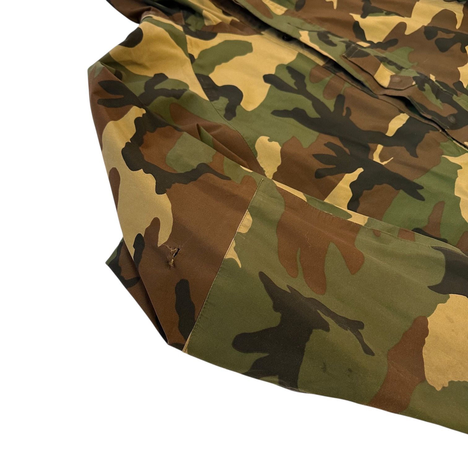 Vintage Xl Vintage US Military BDU Rain Jacket Green Camo Size US XL / EU 56 / 4 - 5 Thumbnail
