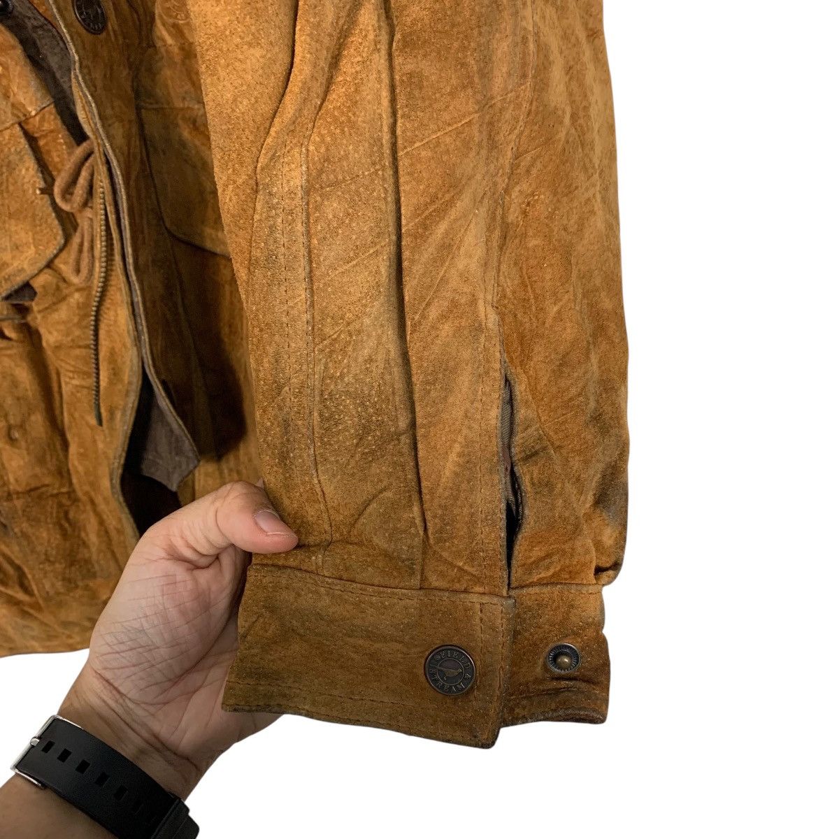 Japanese Brand Japanese Brand Field Stream Multipocket Leather Jacket Size US L / EU 52-54 / 3 - 13 Thumbnail