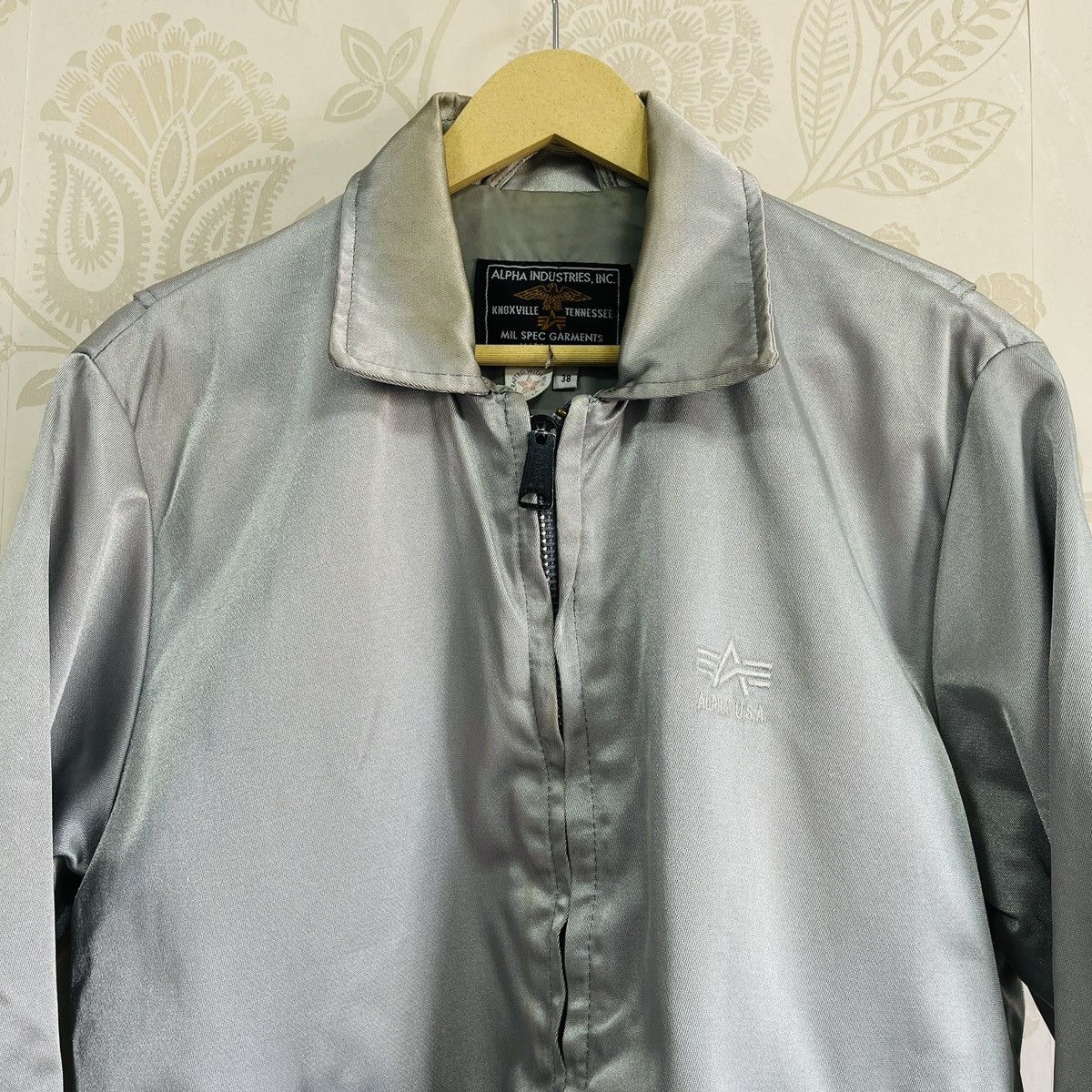 Avirex × Vintage Vintage Rare Avirex Alpha Industries Rayon Nylon Jacket Size US M / EU 48-50 / 2 - 20 Thumbnail