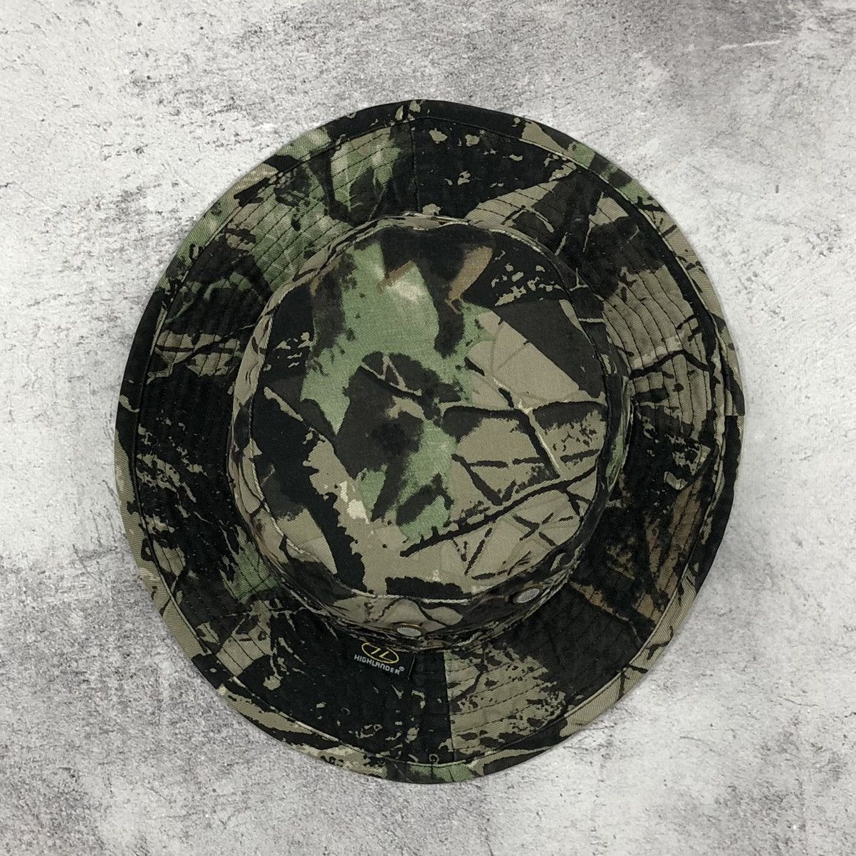 Realtree ⛰️Vintage Realtree Highlander Adventure Camo Bush Bucket Hat Size ONE SIZE - 7 Thumbnail