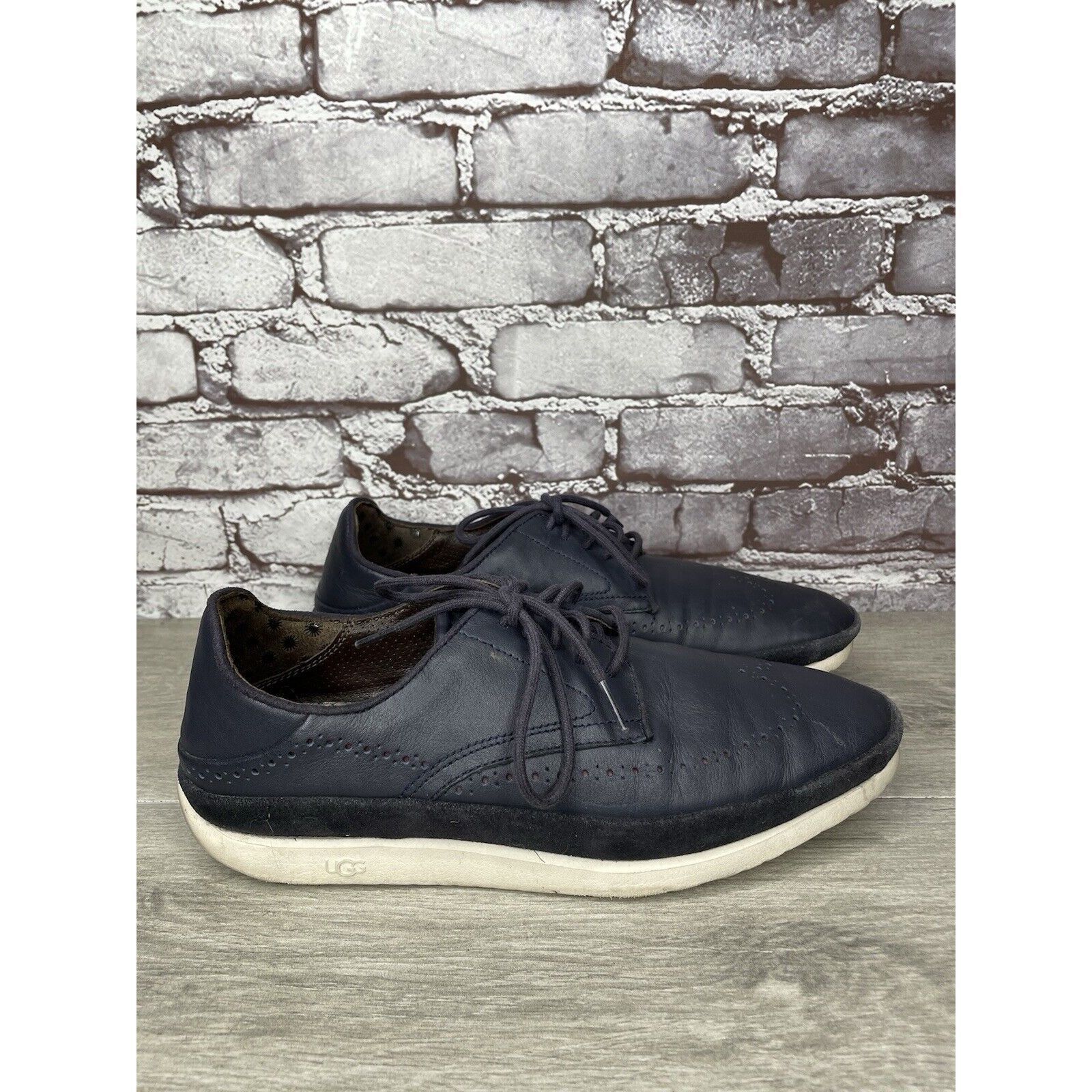 Ugg UGG Energ Blue Leather Cali Wingtip Derby Shoes Men’s Sz 8.5 Size US 8.5 / EU 41-42 - 23 Thumbnail
