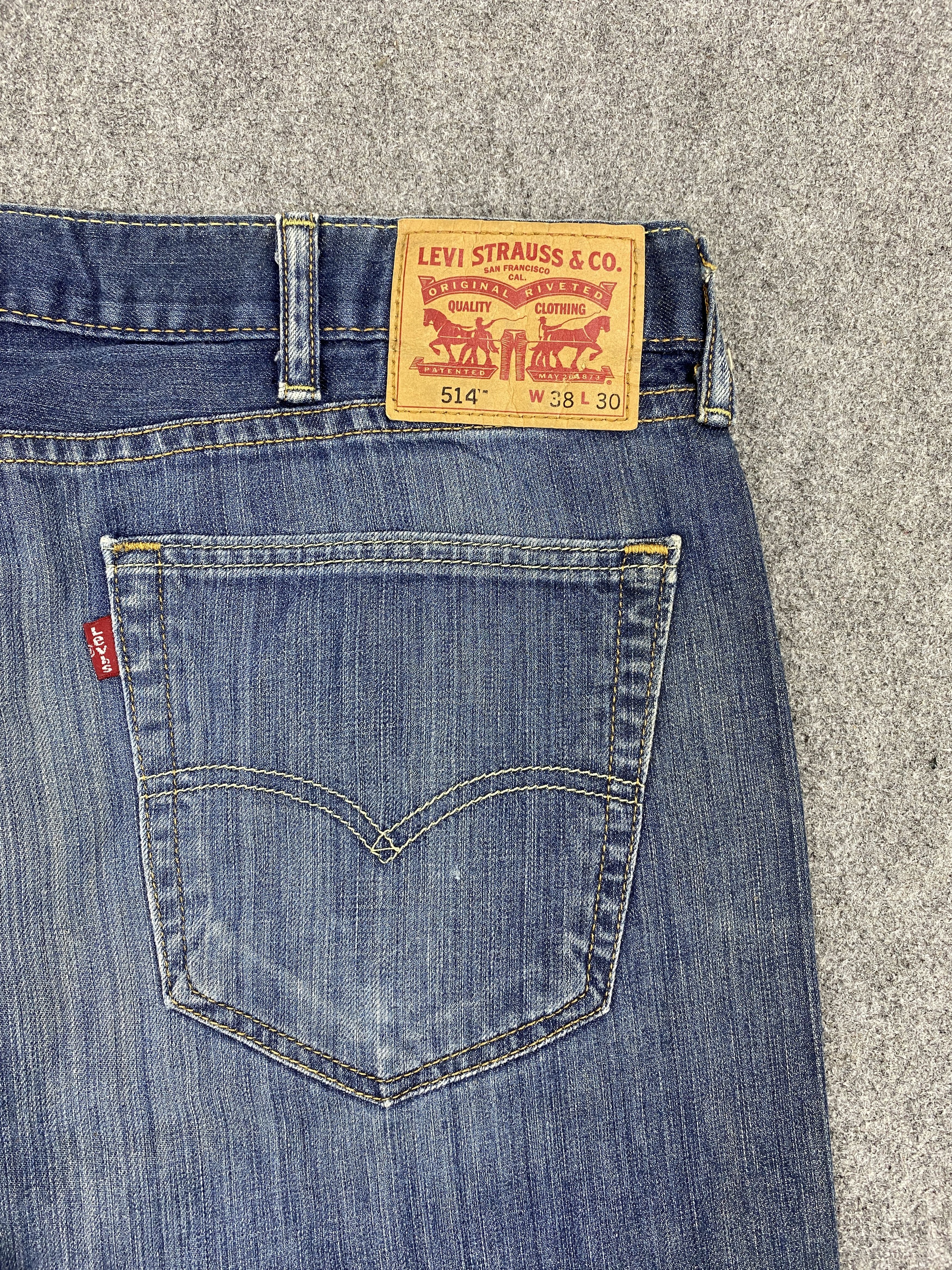 Levi's Vintage Levis 514 Faded Blue Jeans 36x30 S0039 Size US 36 / EU 52 - 11 Thumbnail