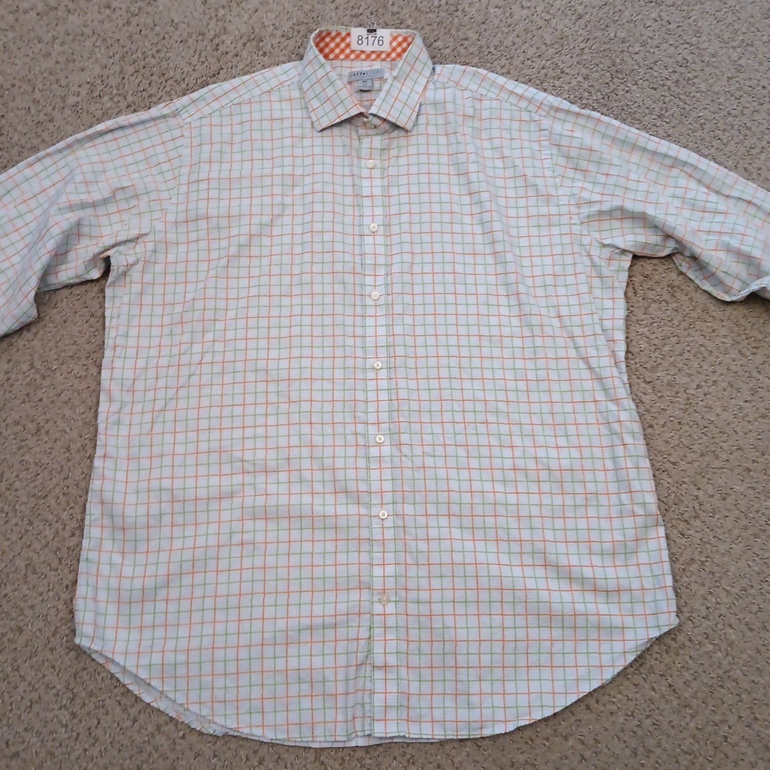 Vintage Jack Stone Shirt Mens 2XL Green Plaid Long Sleeve Button-Up Cotton Size US XXL / EU 58 / 5 - 5 Thumbnail