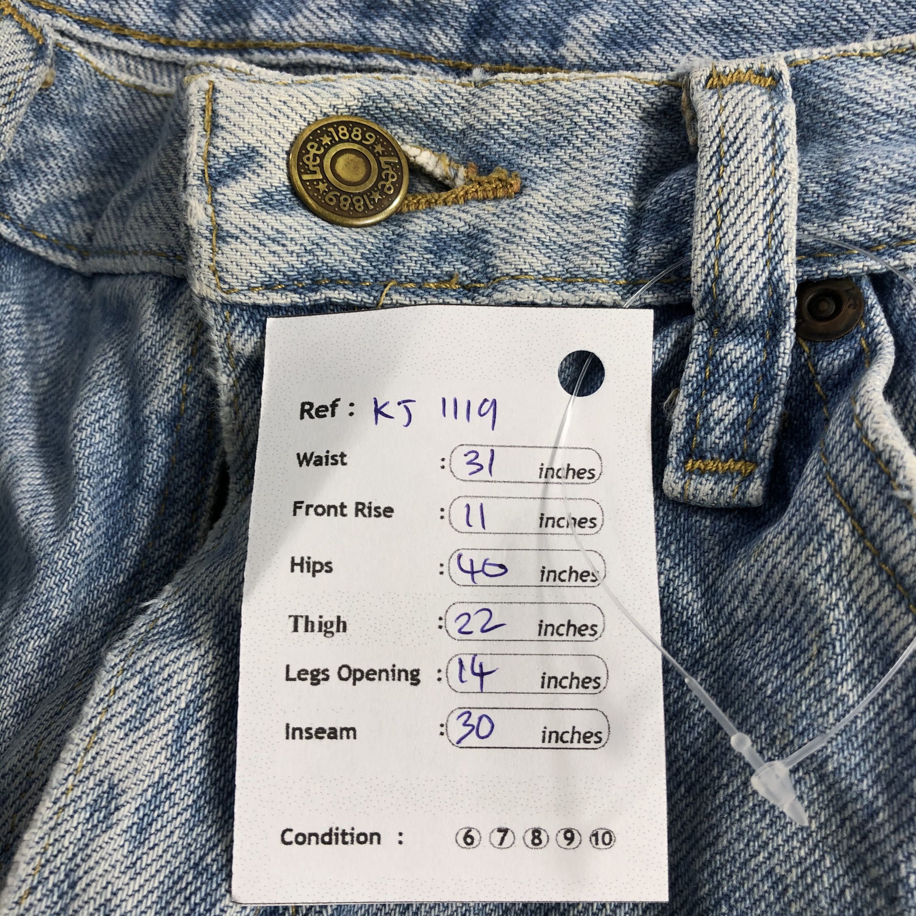 Lee Vintage Lee Jeans Medium Wash Denim KJ1119 Size US 31 - 12 Thumbnail