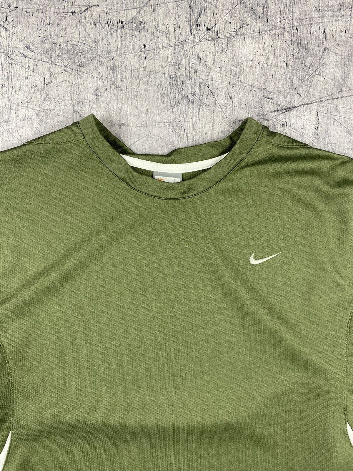Japanese Brand × Nike × Vintage Vintage Nike Y2K Drill Tee T Shirt Size US L / EU 52-54 / 3 - 6 Thumbnail
