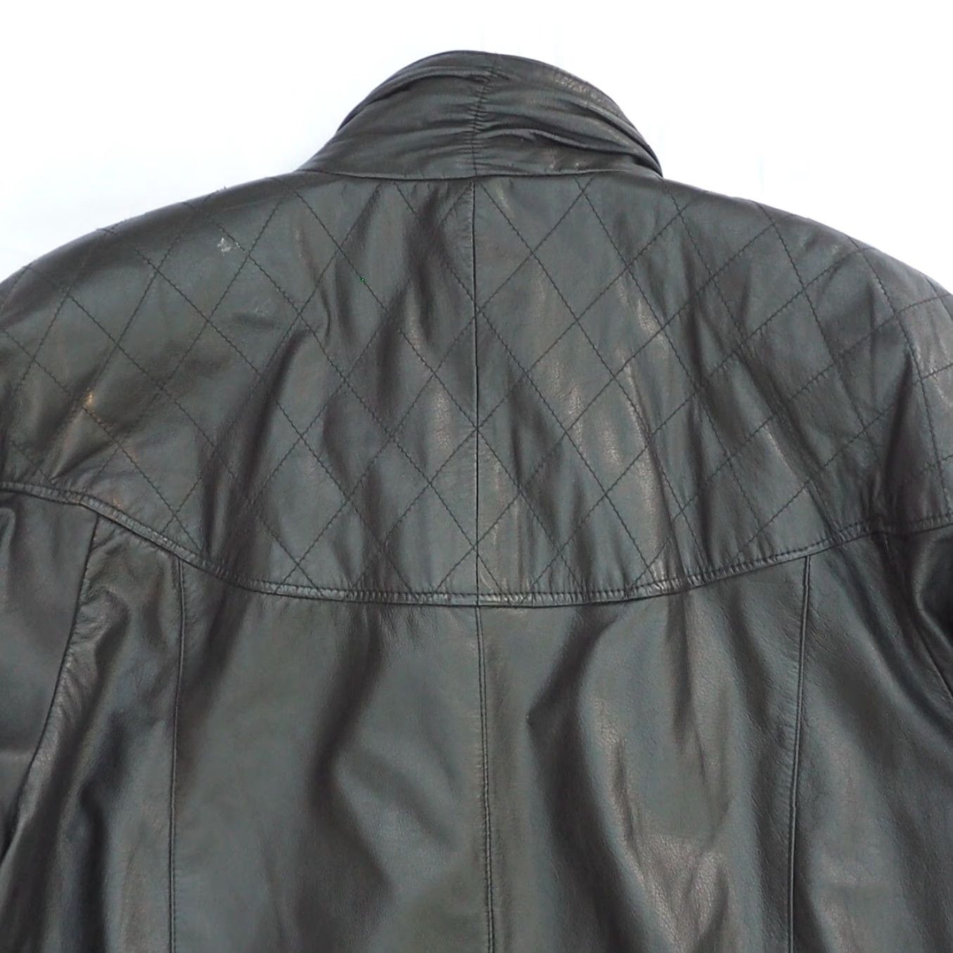 Vintage VINTAGE Pelle Womens Leather Jacket L Black Motorcycle Jacket Womens Leather Pelle L Black 90s Mens? No Gender specified Size L / US 10 / IT 46 - 4 Thumbnail