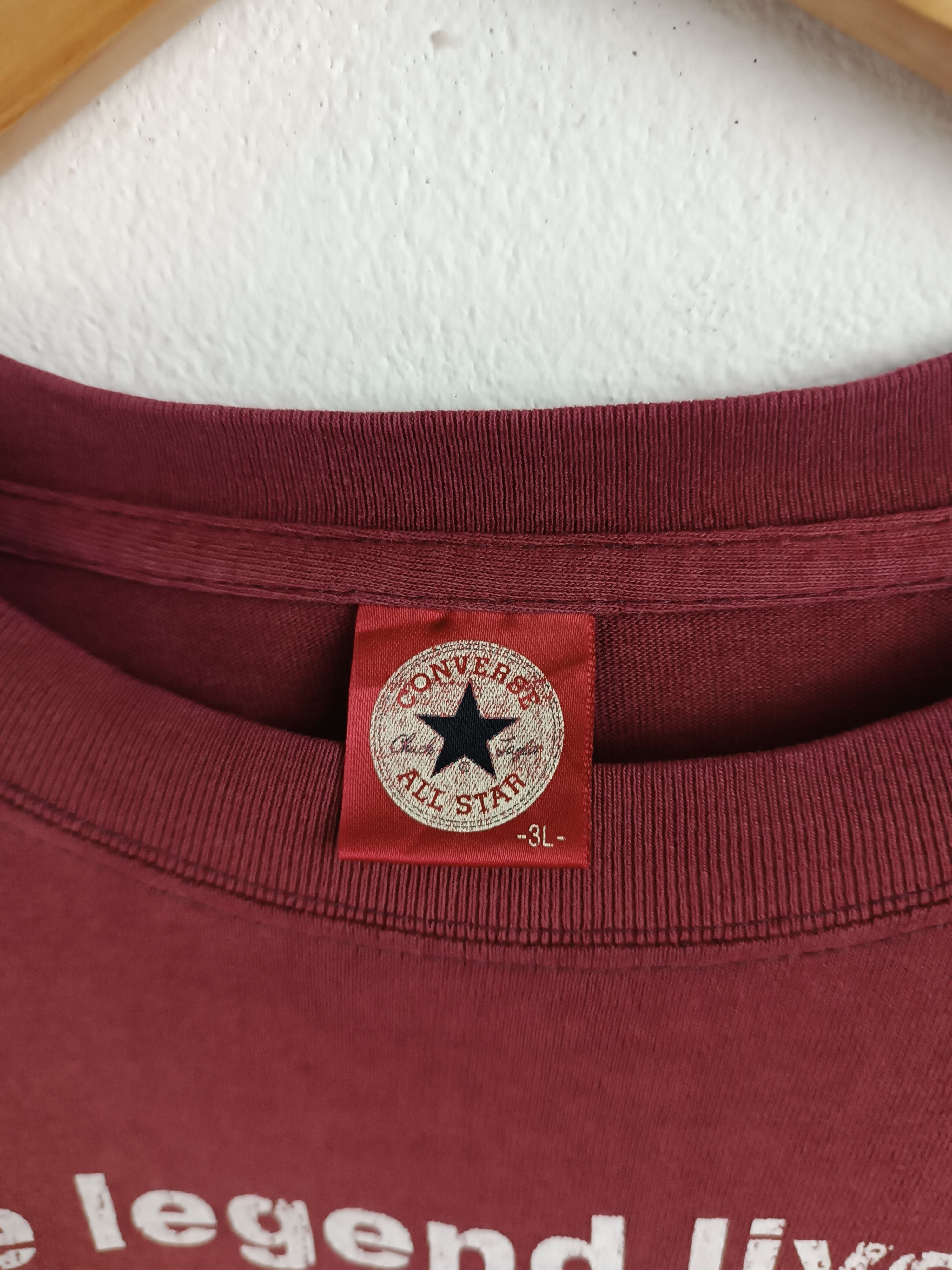 Converse THRASHED FADED VINTAGE Y2K CONVERSE CHUCK TAYLOR L/S TEE Size US XL / EU 56 / 4 - 6 Thumbnail