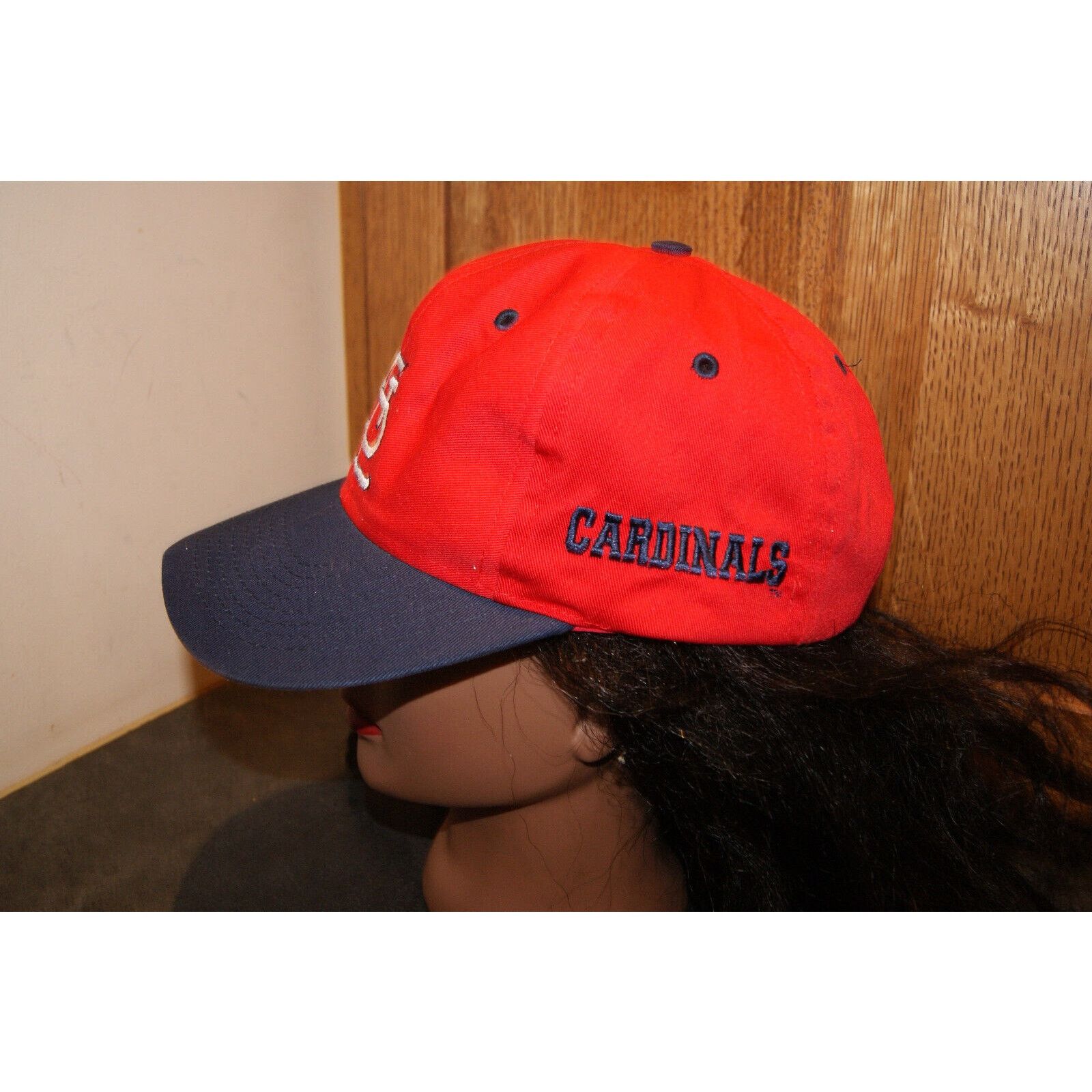 MLB VTG St Louis Cardinals Red Blue Snapback Hat Cap 2 Logo Size ONE SIZE - 3 Thumbnail