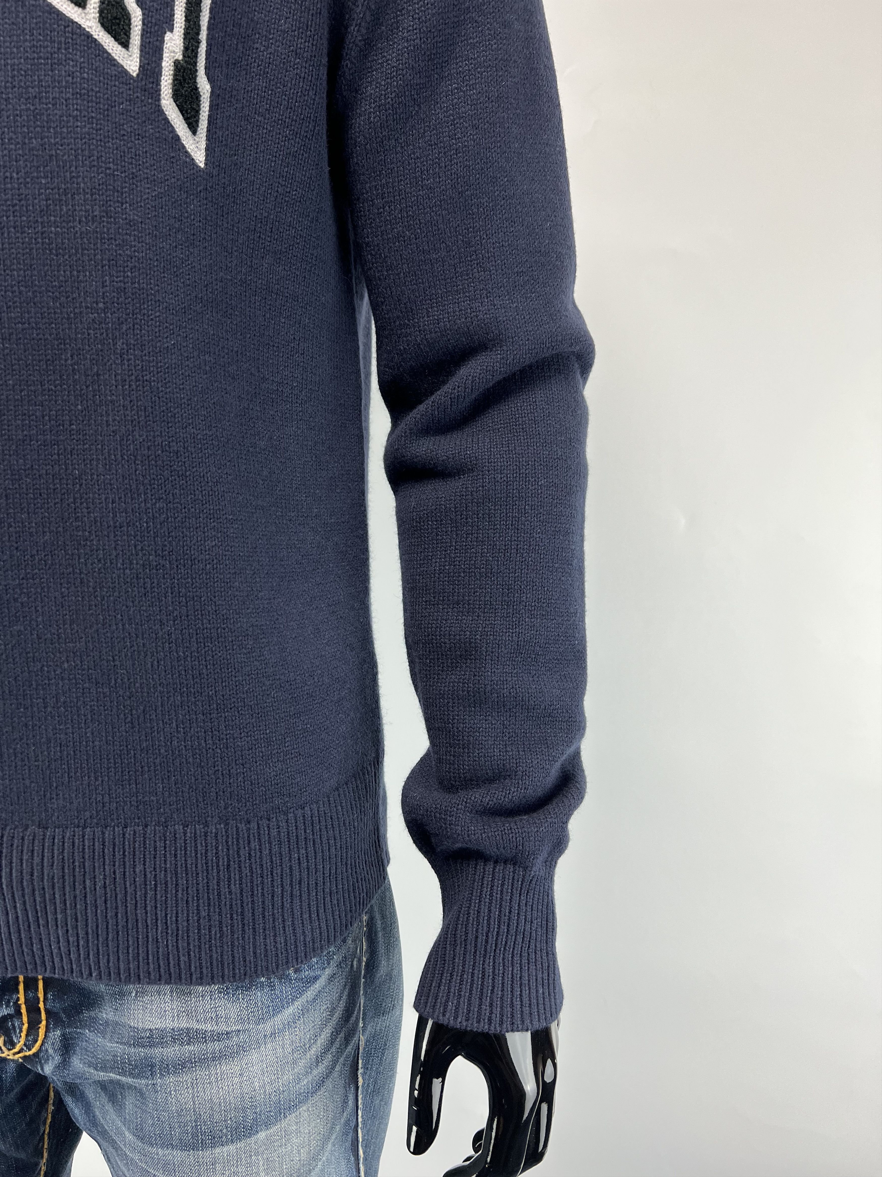 Givenchy Givenchy Wool Cashmere Crew Neck Knit Sweater Big Logo Size US S / EU 44-46 / 1 - 4 Thumbnail