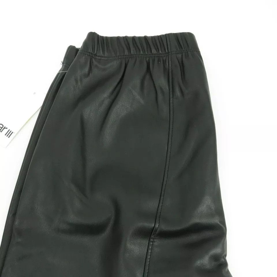Bar III Bar III Womens Faux Leather Pants Black Medium Elastic Waist Size 26" / US 2 / IT 38 - 5 Thumbnail