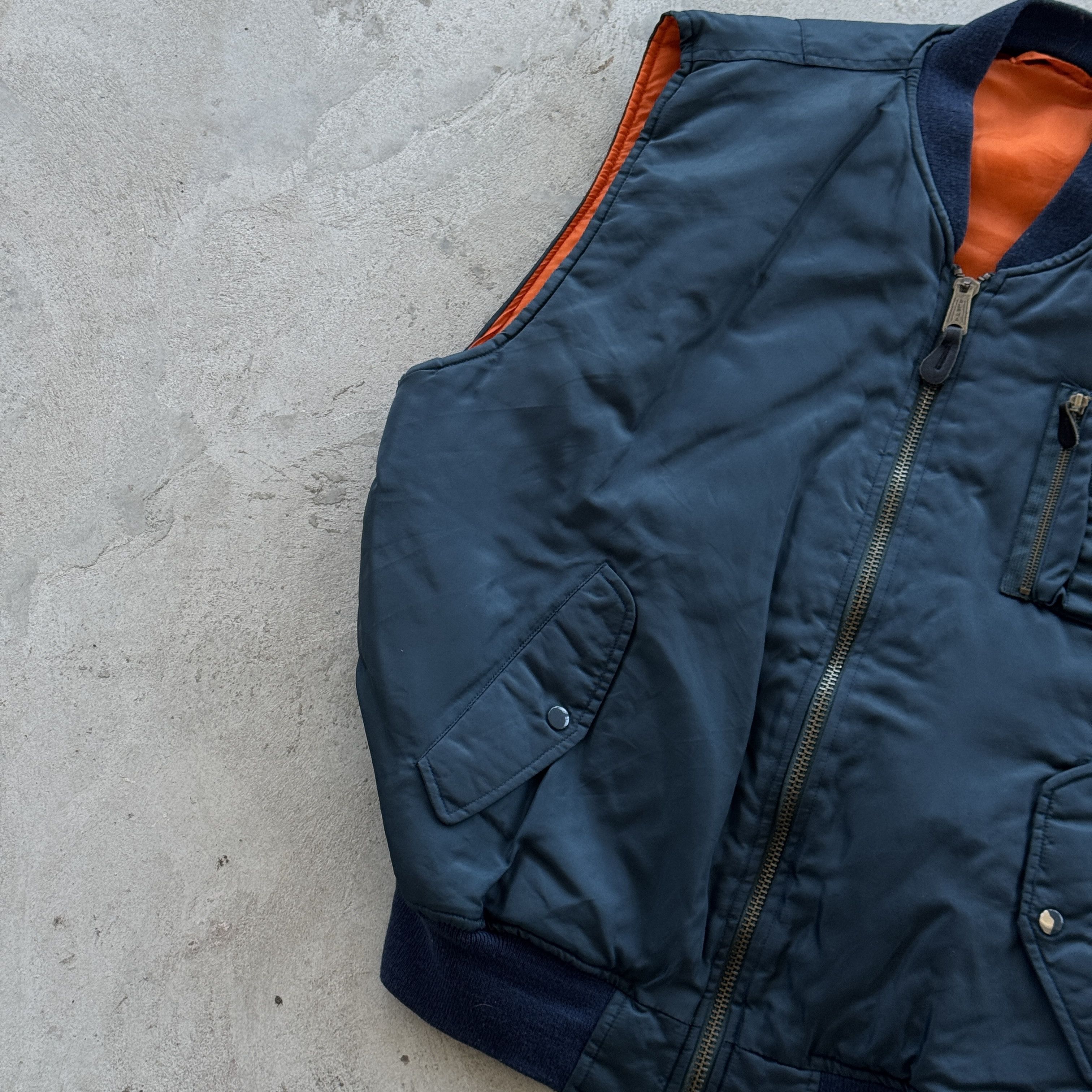 Vintage Vintage MA-1 Flyer’s Man Intermediate Vest Jacket Lining USA Size US XL / EU 56 / 4 - 4 Thumbnail